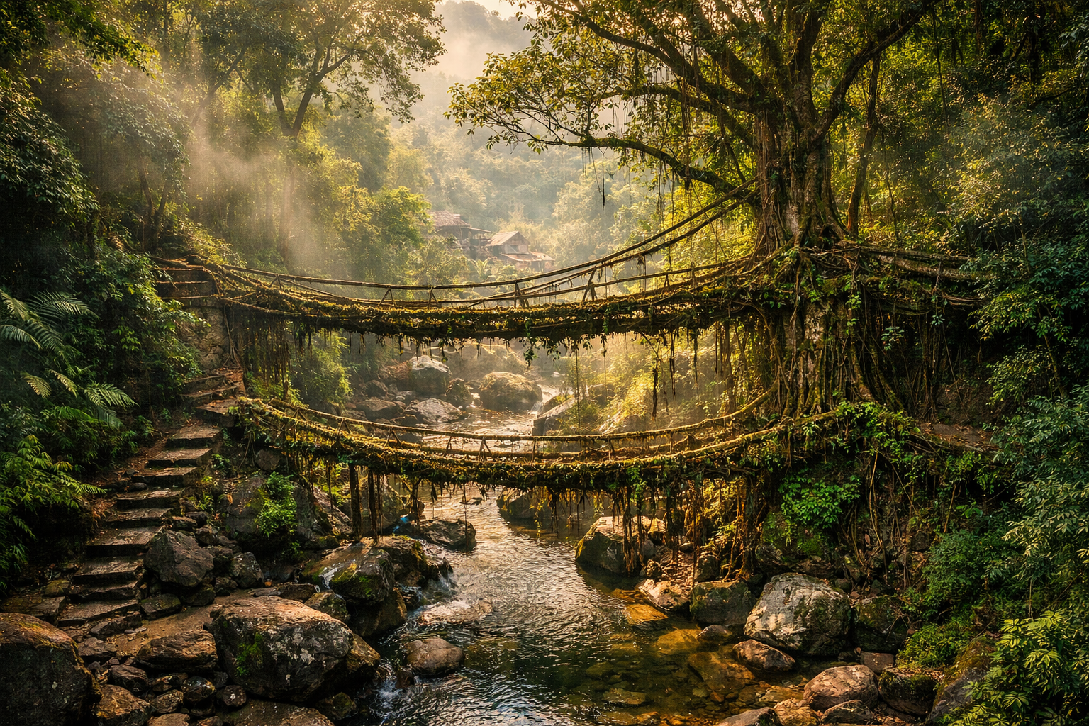Double Decker Root Bridge
