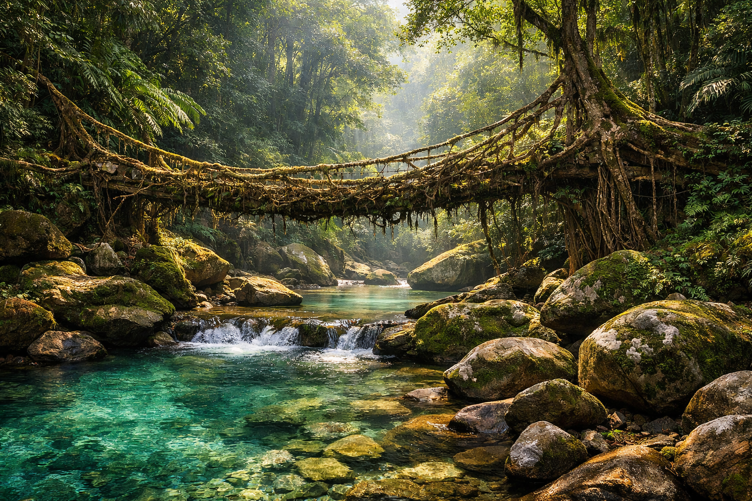 Root Bridge Stream Crossing
