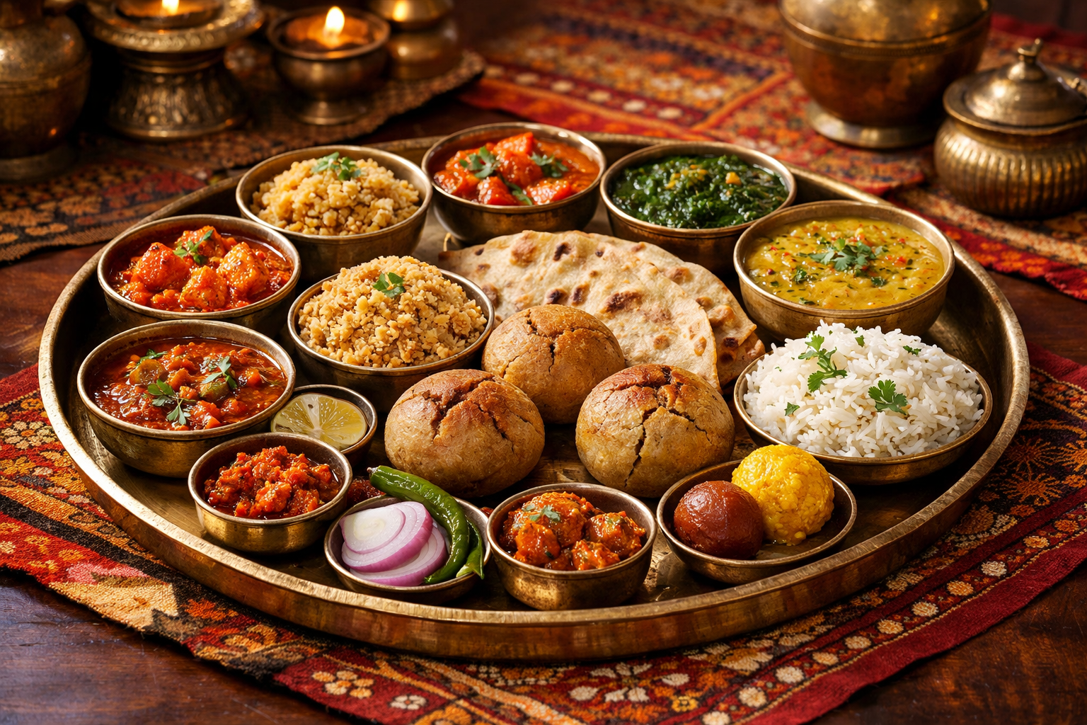Rajasthani Thali