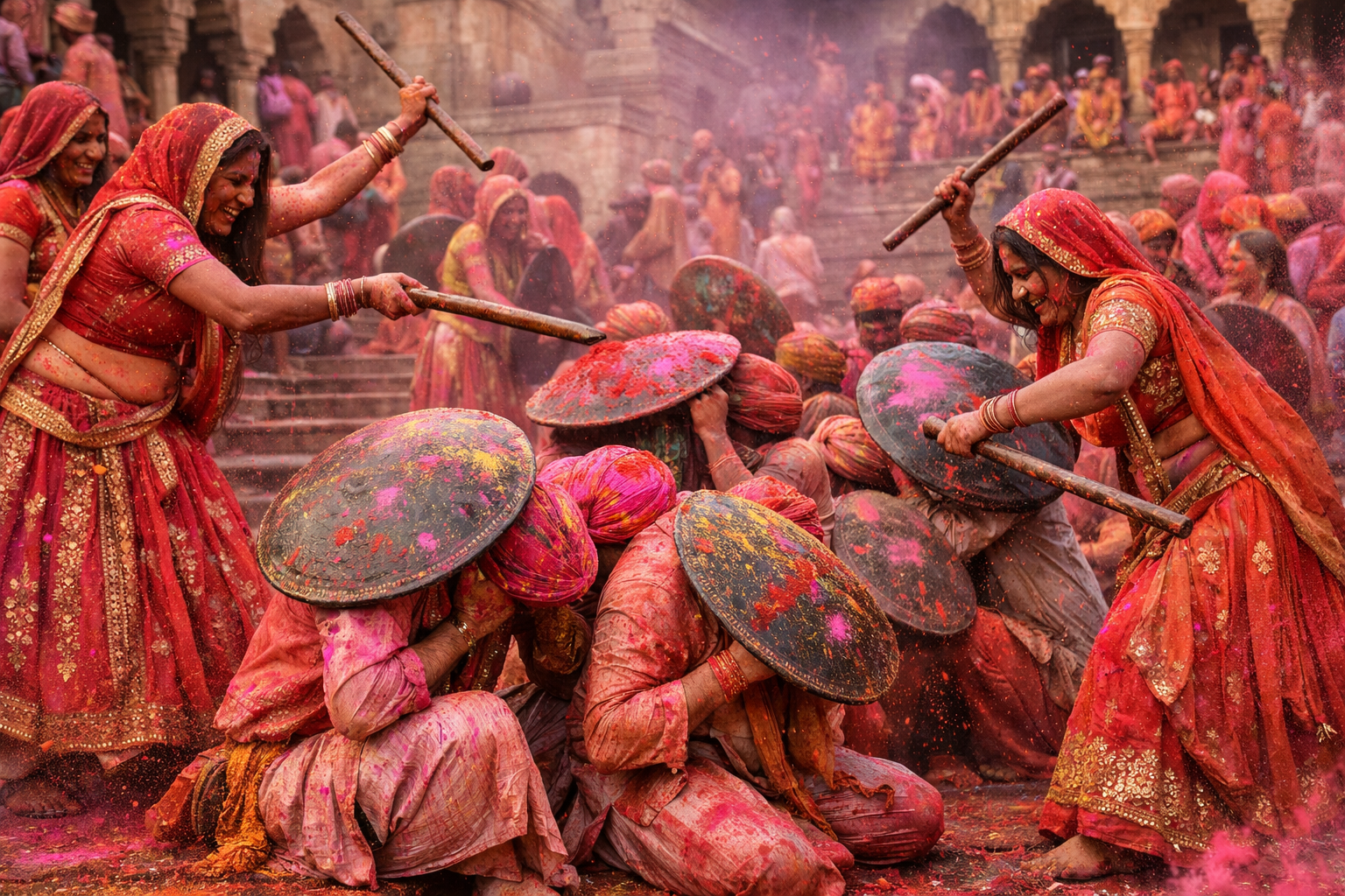 Lathmar Holi Barsana