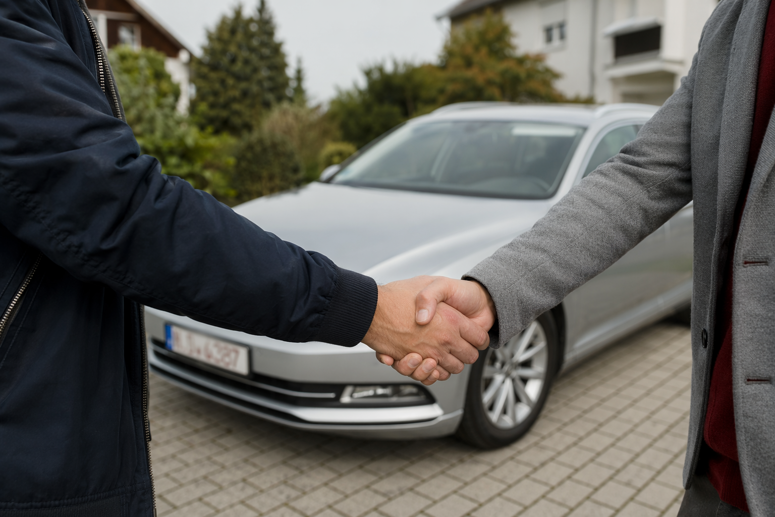 Autoankauf Koblenz – Fahrzeugübergabe mit Handschlag