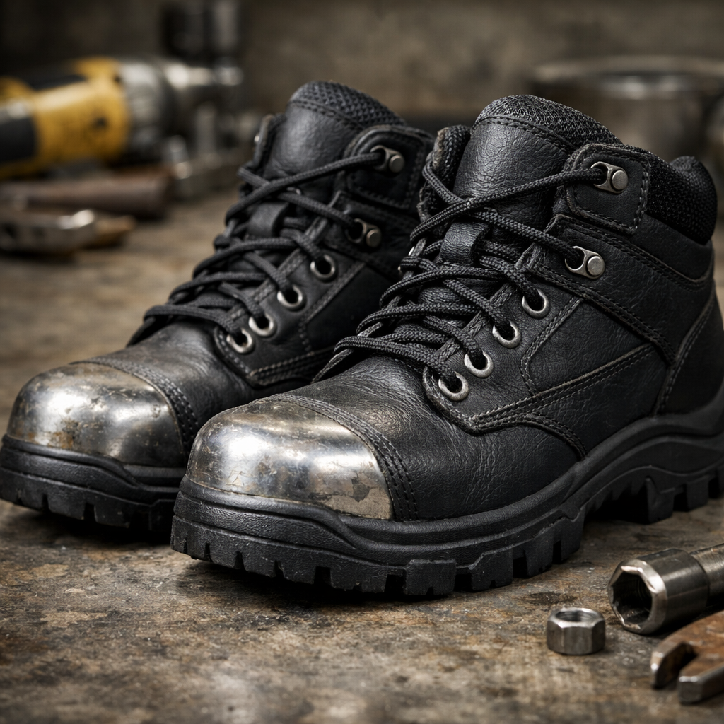 Steel-Toe Safety Boots