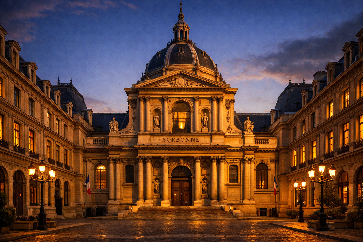 Photography selected for Sorbonne University academic institutional communication
