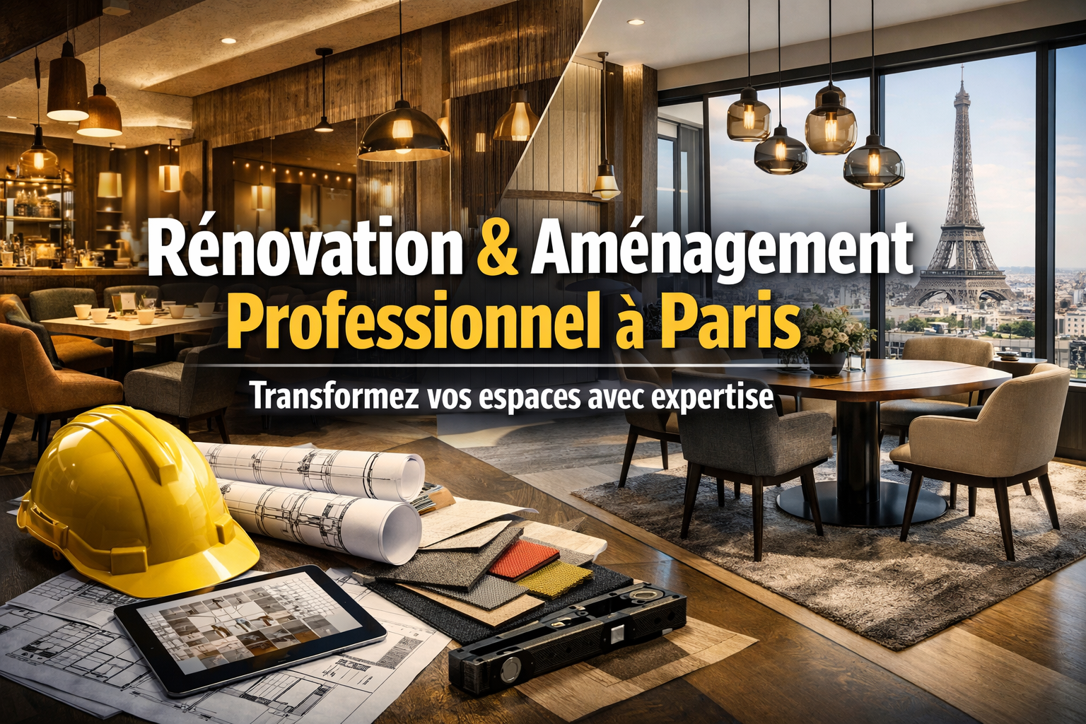 Rénovation & Aménagement Professionnel à Paris : Transformez vos espaces avec expertise