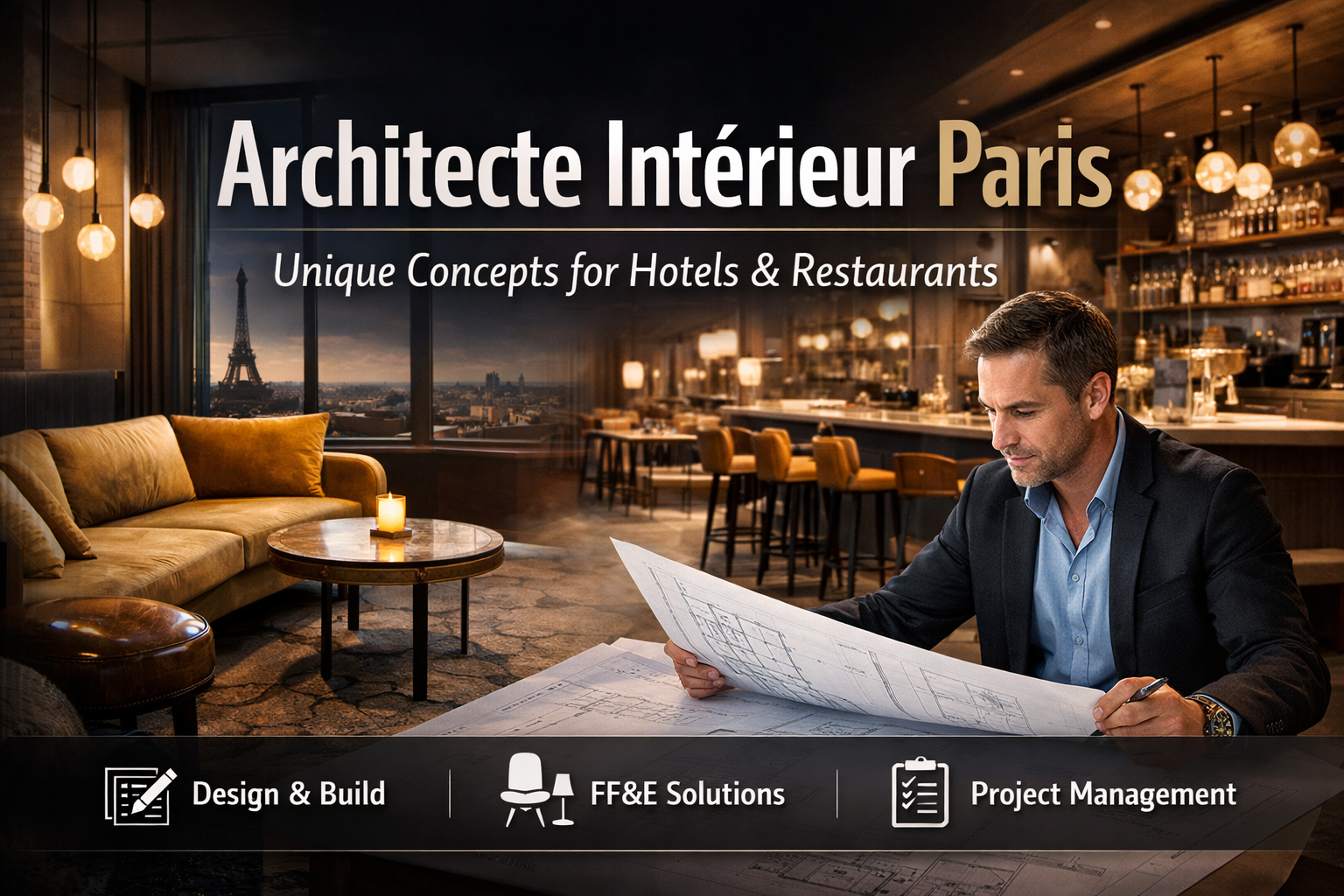 Architecte Intérieur Paris : Création de concepts uniques pour hôtels et restaurants