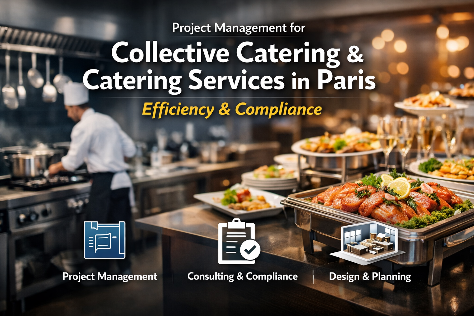 Maîtrise d'œuvre pour Restauration Collective & Traiteur à Paris : Efficacité et conformité