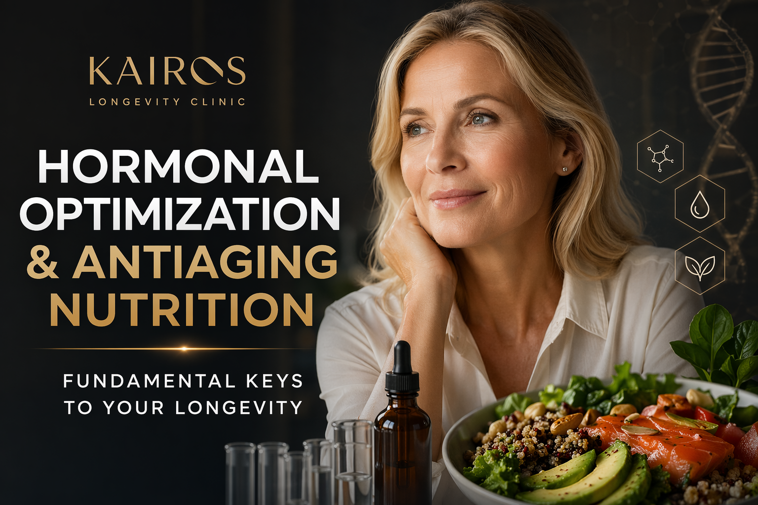 Optimización Hormonal y Nutrición Antiaging: Claves Fundamentales para Tu Longevidad