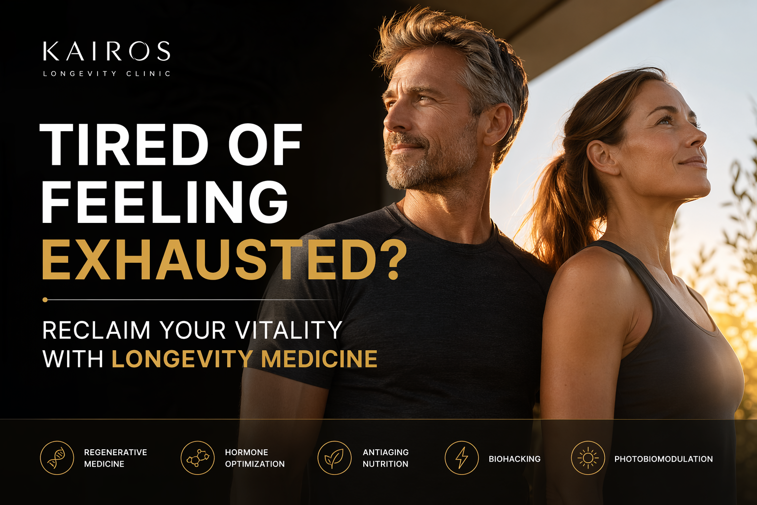 ¿Cansado de Sentirte Agotado? Recupera Tu Vitalidad con Medicina de Longevidad