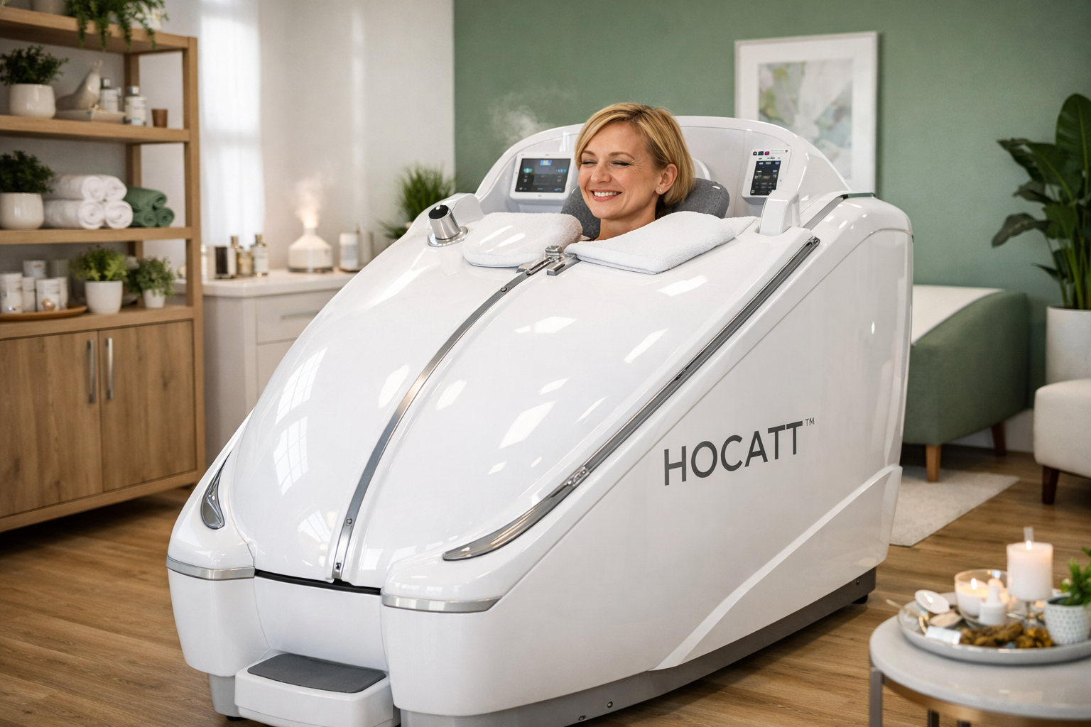 HOCATT wellness pod in integrative clinic