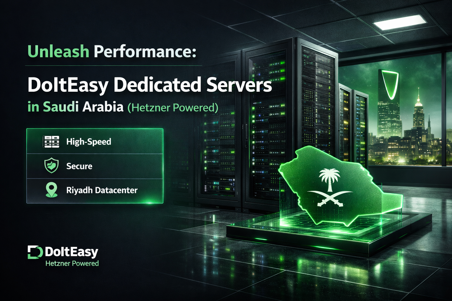 Unleash Performance: DoItEasy Dedicated Servers in Saudi Arabia (Hetzner Powered)
