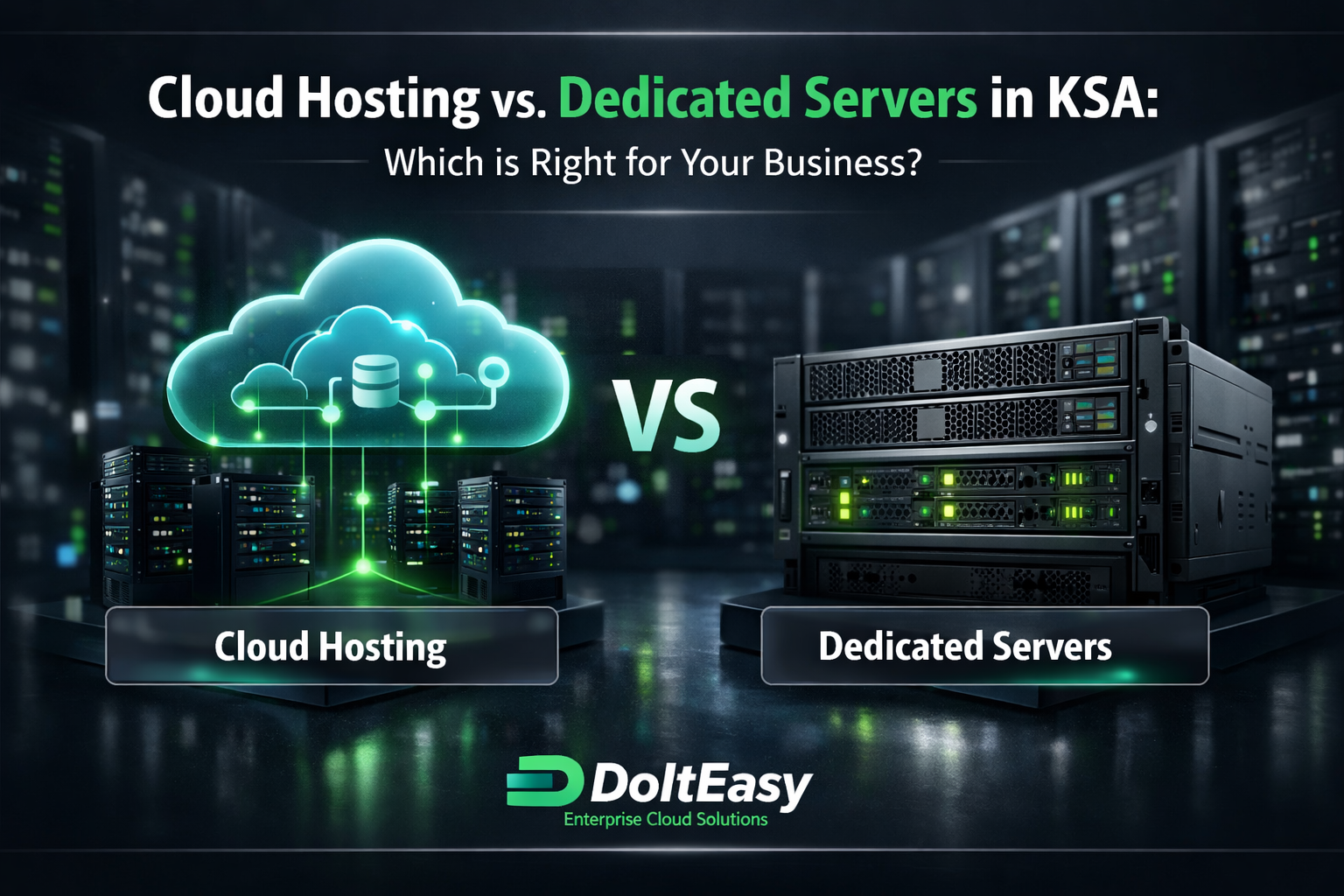 Cloud Hosting vs. Dedicated Servers in KSA: Which is Right for Your Business?