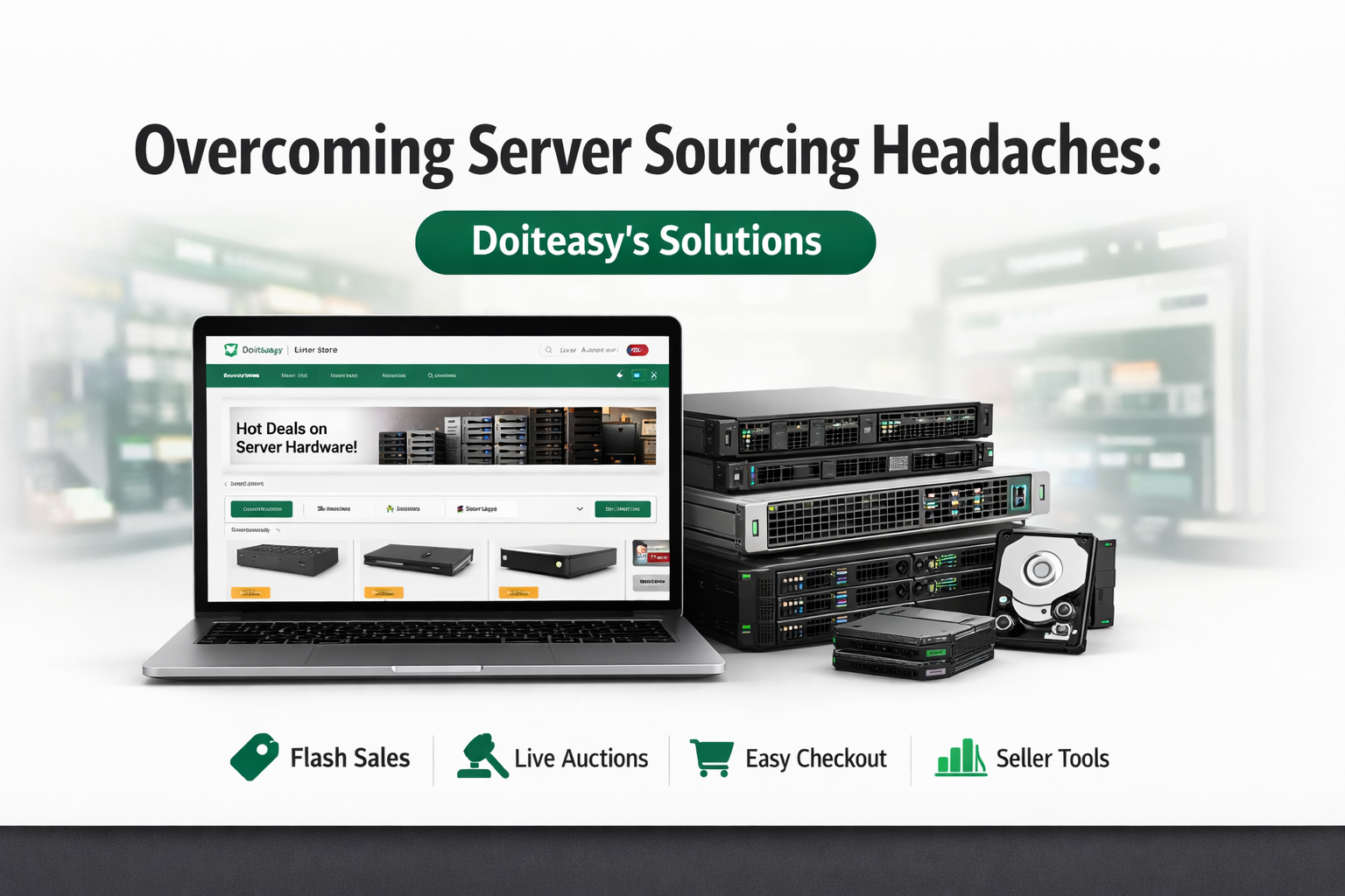 Overcoming Server Sourcing Headaches: Doiteasy's Solutions