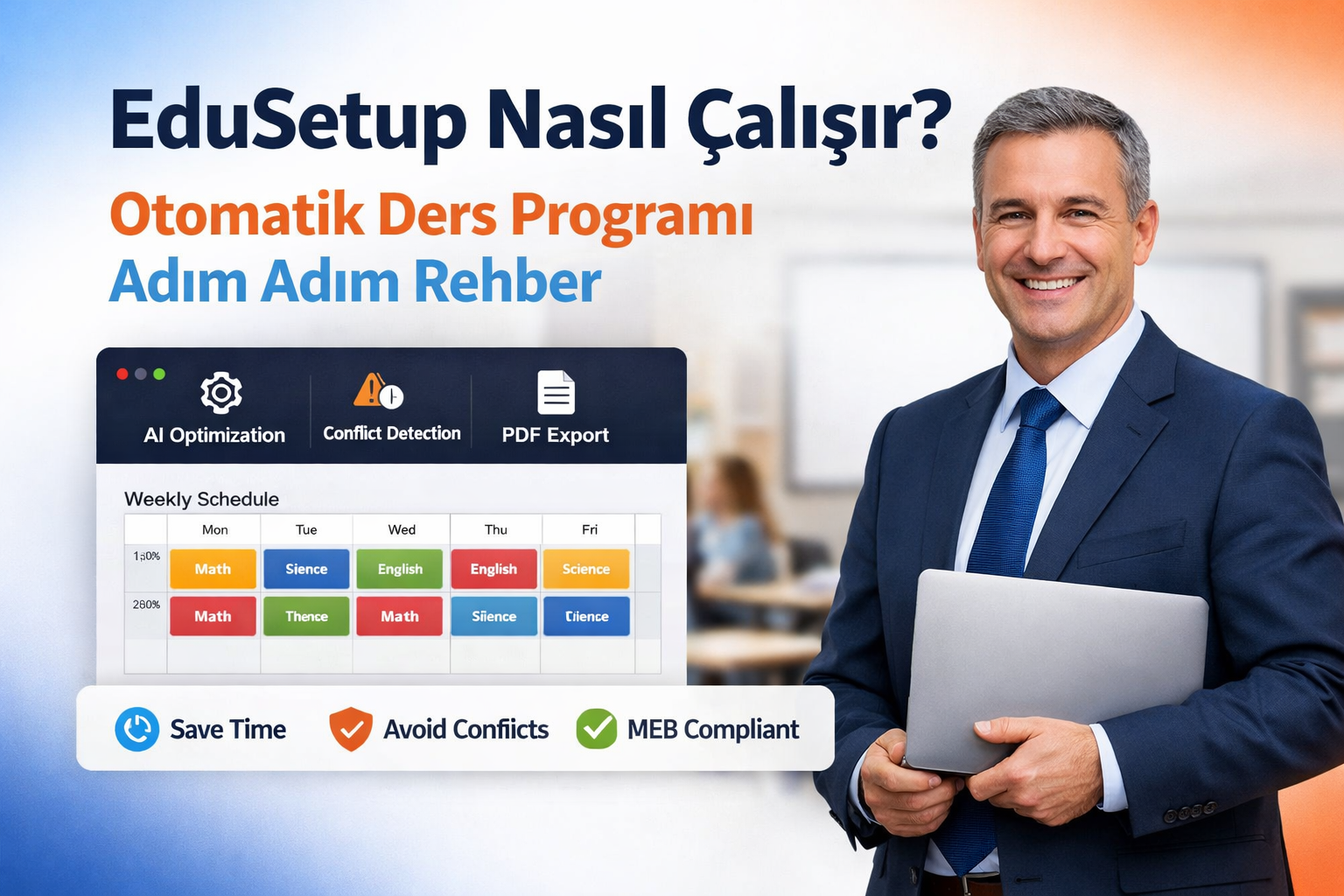 EduSetup Nasıl Çalışır? Otomatik Ders Programı Adım Adım Rehber