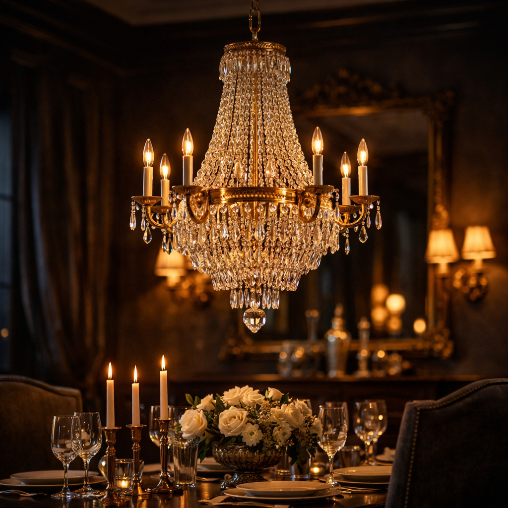 Crystal Pendant Chandelier