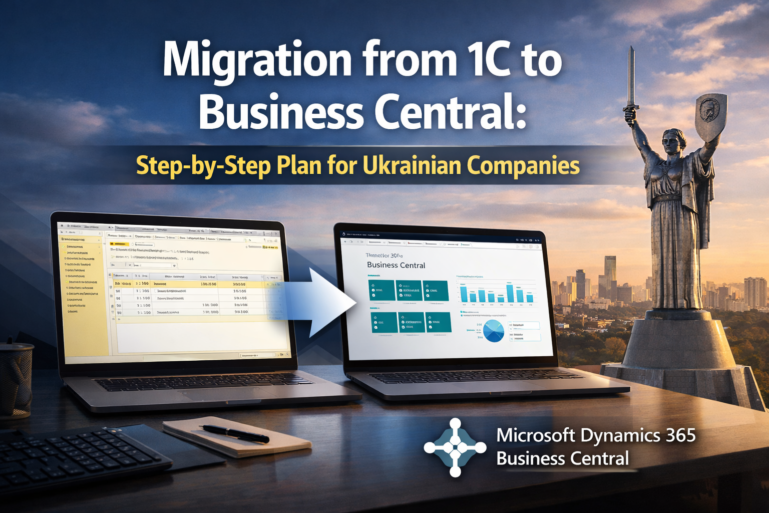 Міграція з 1С на Business Central: Покроковий План для Українських Компаній