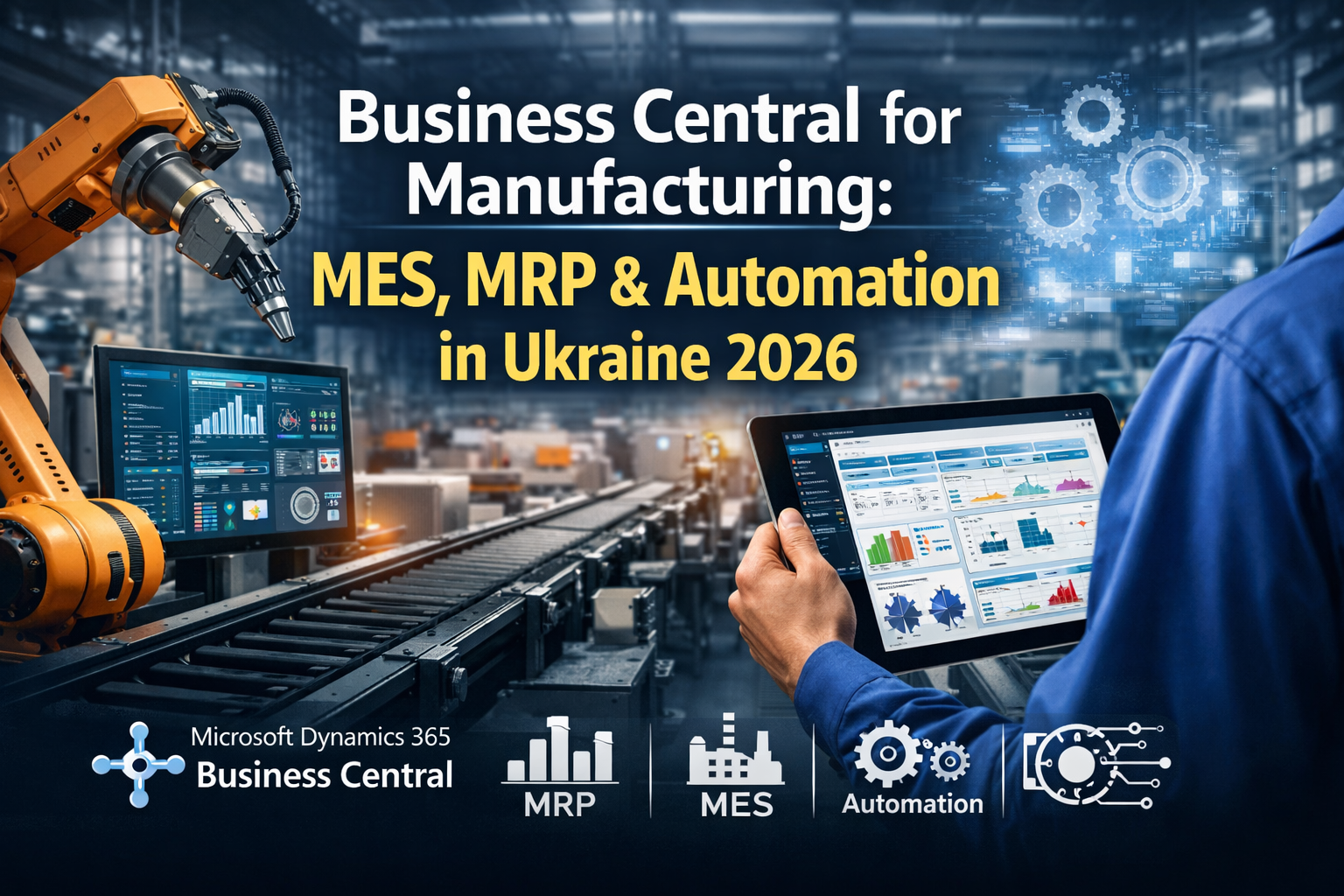 Business Central для Виробництва: MES, MRP та Автоматизація в Україні 2026