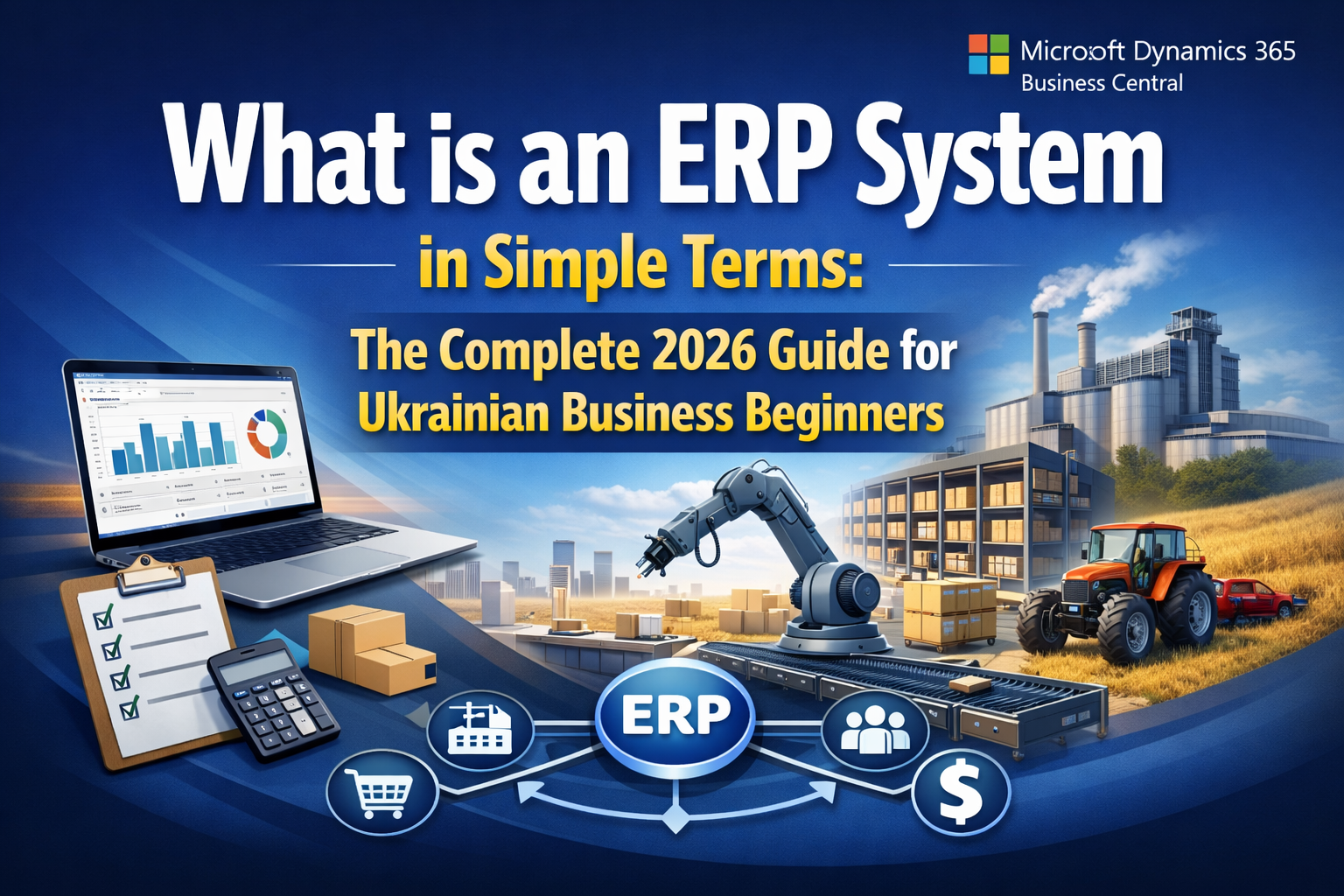 Що таке ERP система простими словами: Повний гід 2026 для початківців українського бізнесу з прикладами