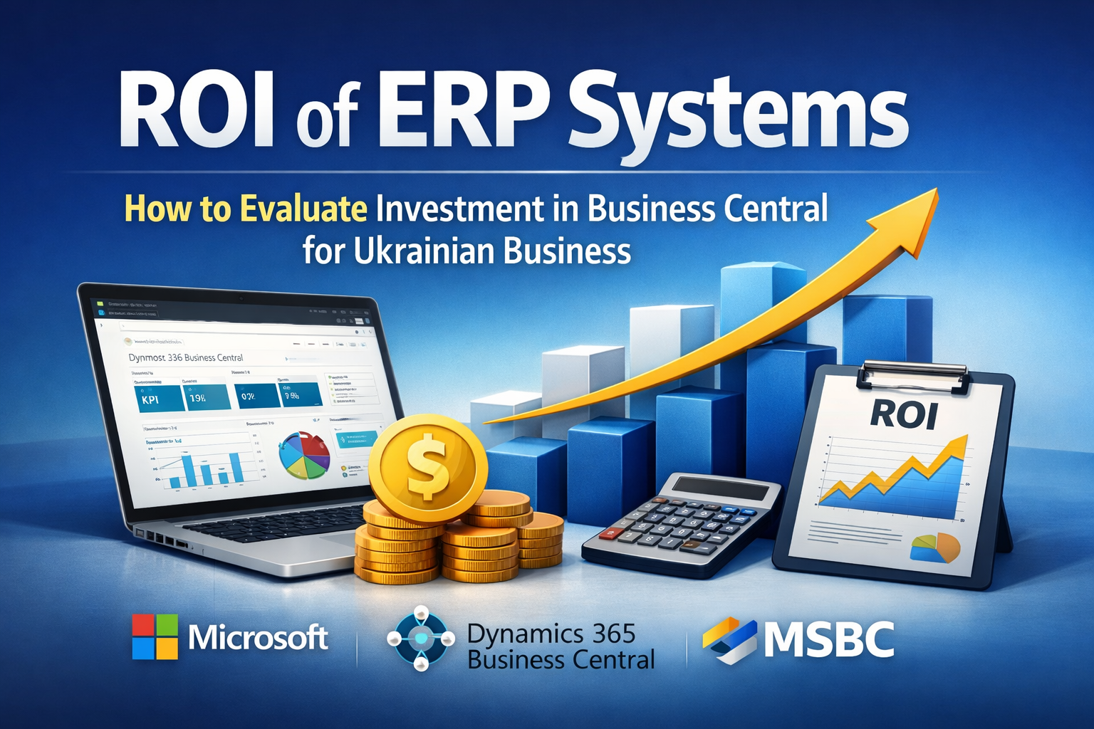 ROI ERP-системи: Як Оцінити Окупність Інвестицій у Business Central для Українського Бізнесу