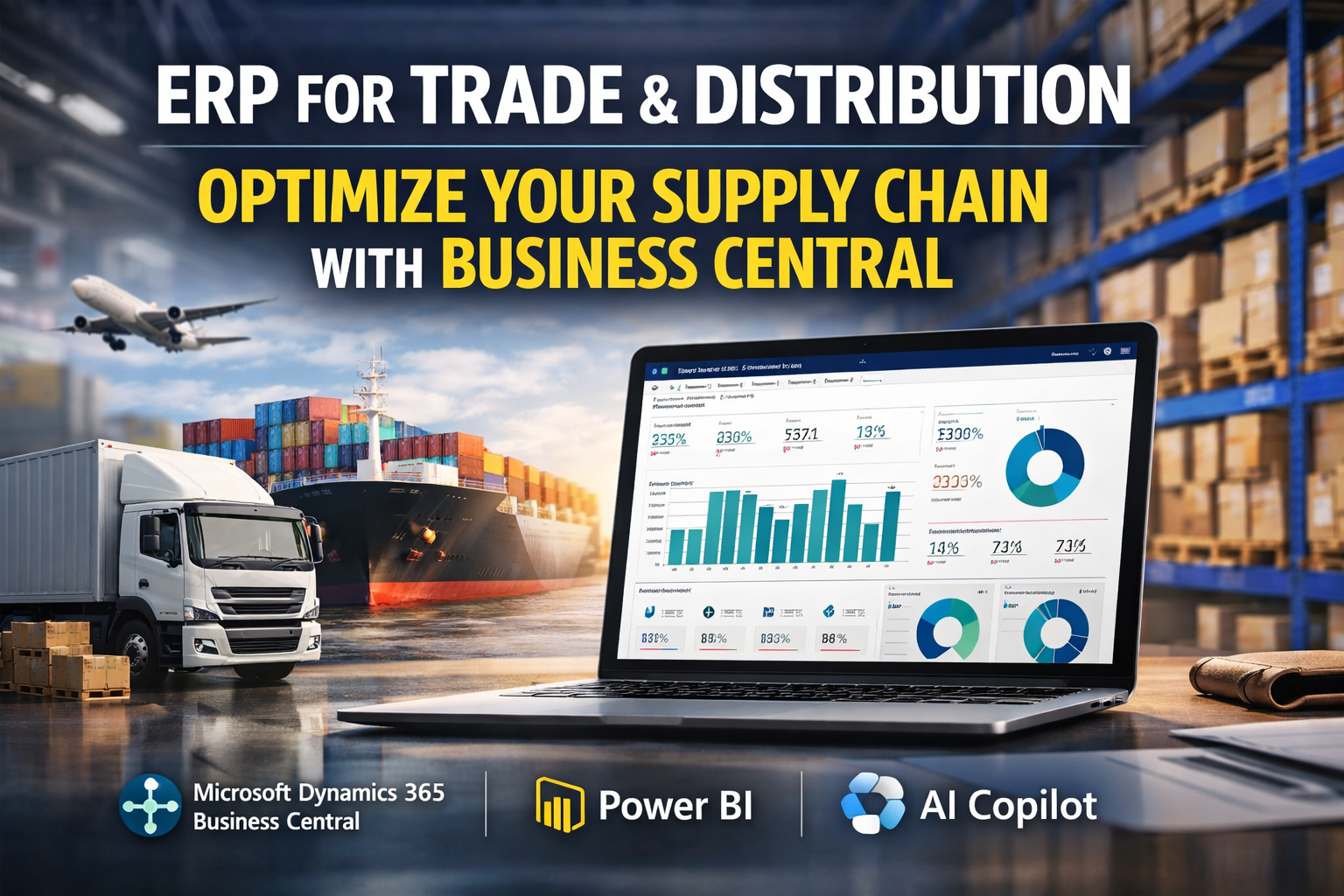 ERP для Торгівлі та Дистрибуції: Оптимізація Ланцюга Поставок з Business Central