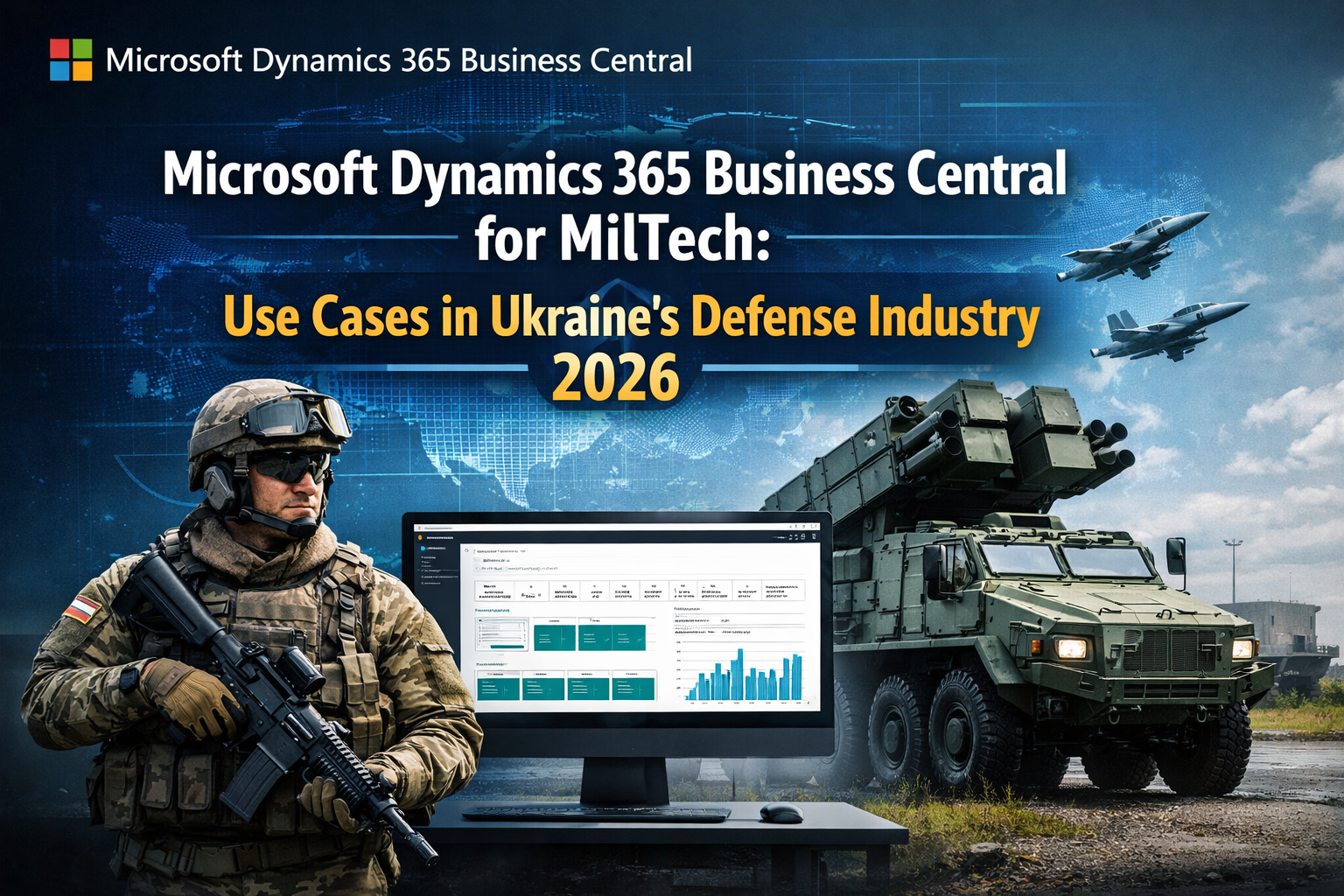 Microsoft Dynamics 365 Business Central для MilTech: Кейси Застосування в ОПК України 2026