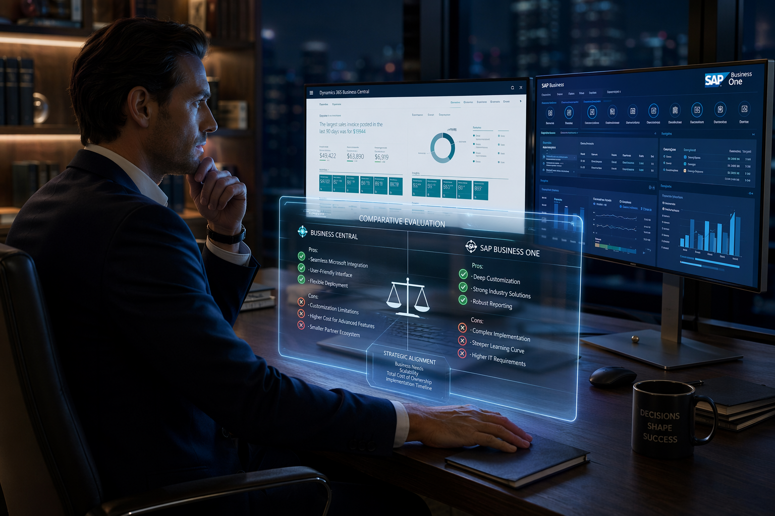 Business Central vs SAP Business One: Порівняння