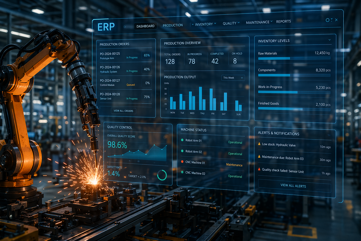 Автоматизація Виробництва ERP Business Central