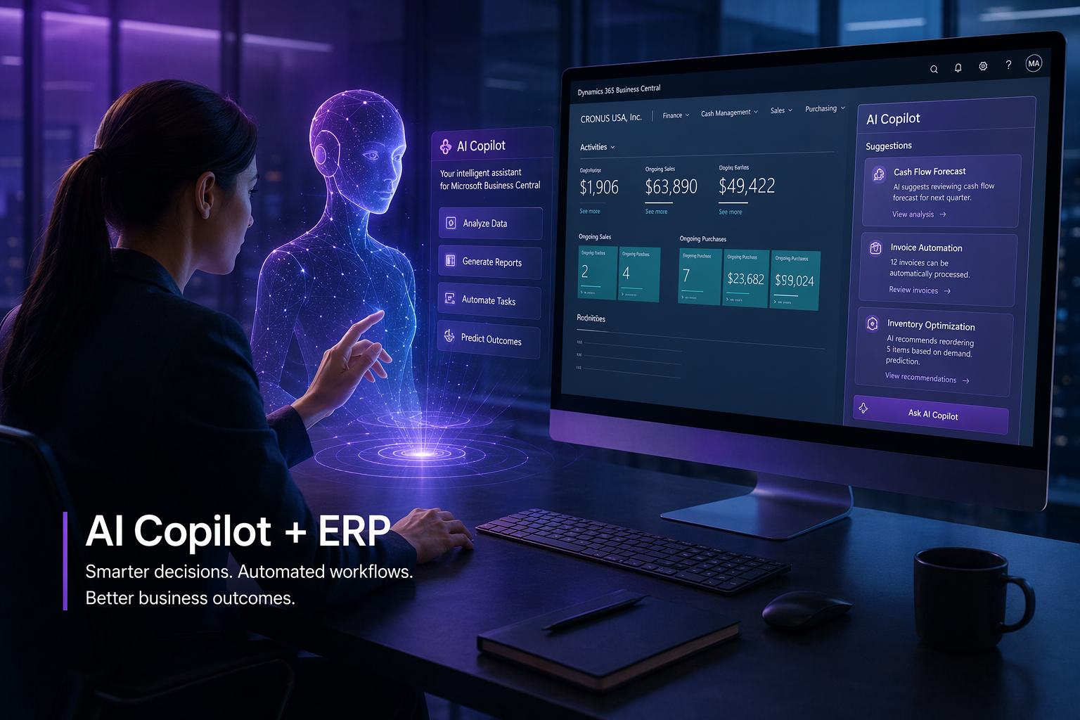 Copilot AI в Business Central: ШІ Змінює ERP