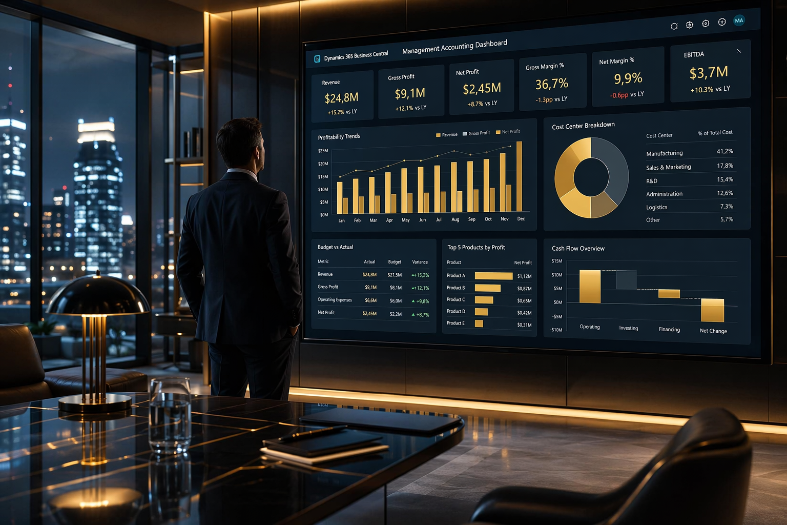 Управлінський Облік в Business Central — Гід 2026