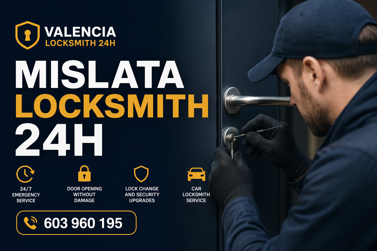 Cerrajero Mislata 24H: Rapidez y Eficacia en Tu Puerta
