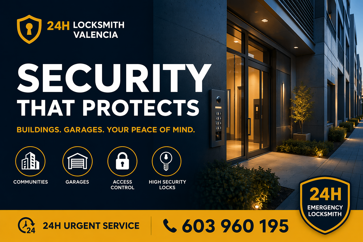 Cerrajero Comunidades Valencia: Seguridad Integral para Edificios y Garajes