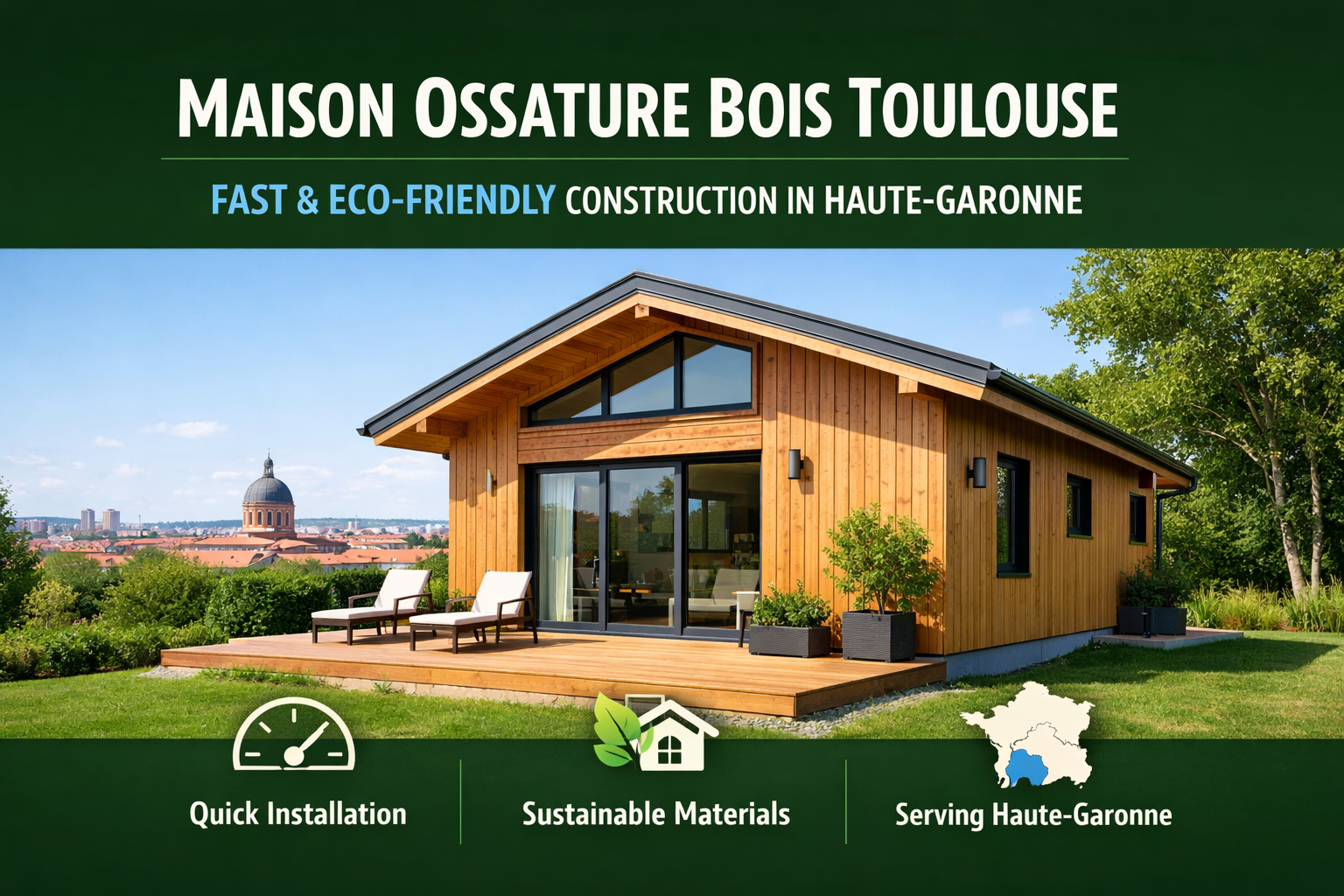Maison Ossature Bois Toulouse: Construction Rapide et Écologique en Haute-Garonne