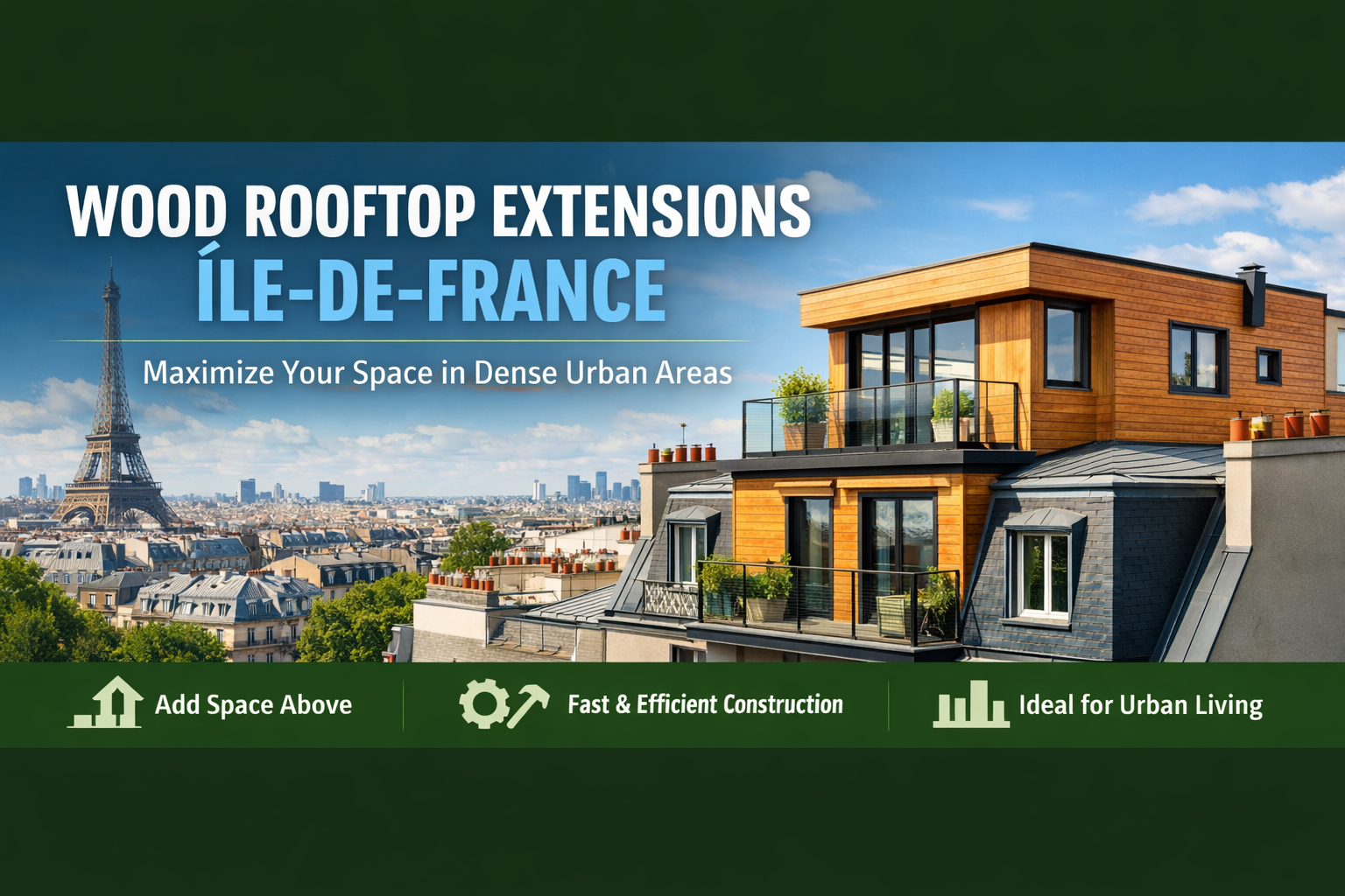 Surélévation Bois Île-de-France: Gagnez de l'Espace en Milieu Urbain Dense
