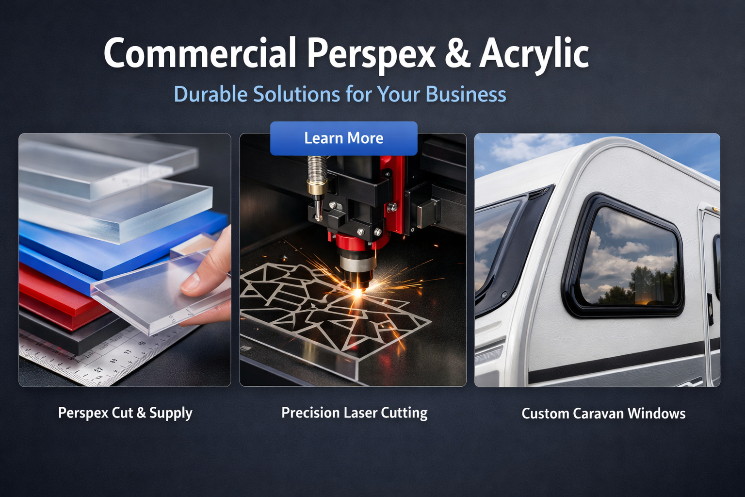 Commercial Perspex & Acrylic: Durable Solutions for Your Business