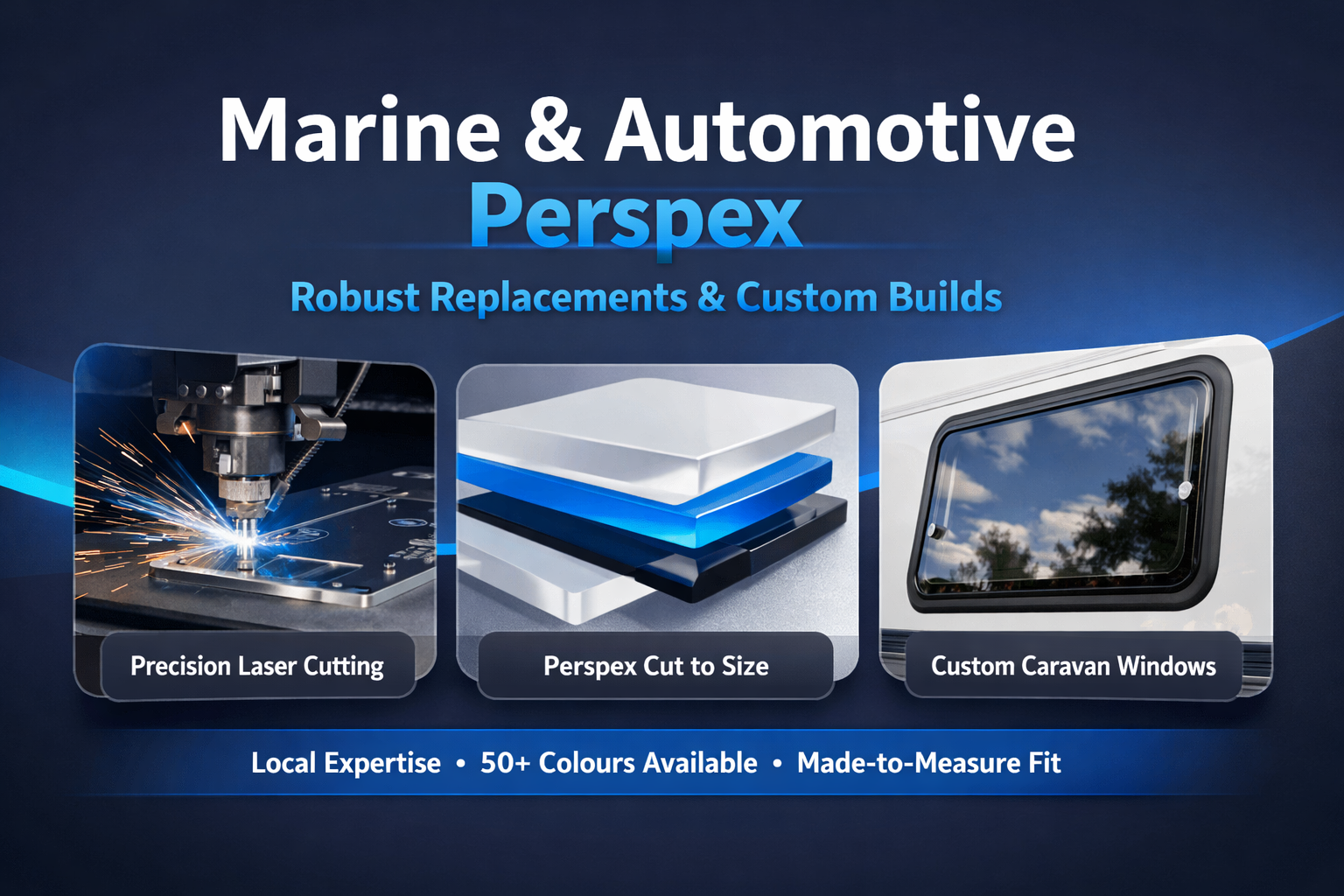 Marine & Automotive Perspex: Robust Replacements & Custom Builds