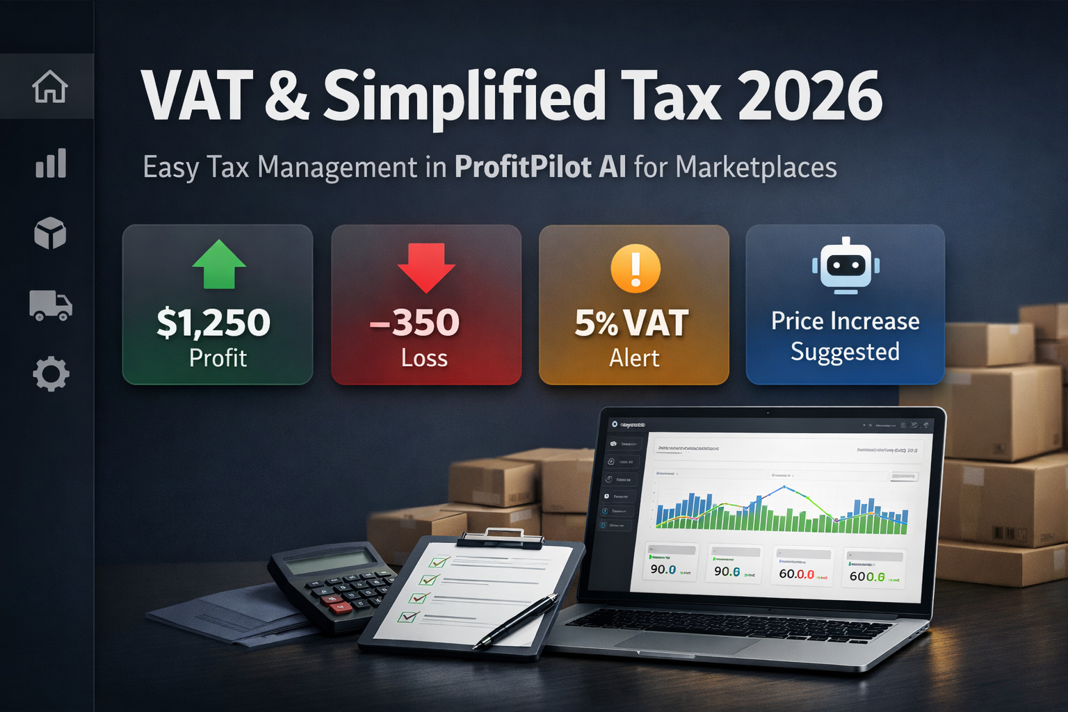 НДС и УСН 2026: Простой Учет Налогов в ProfitPilot AI для Маркетплейсов