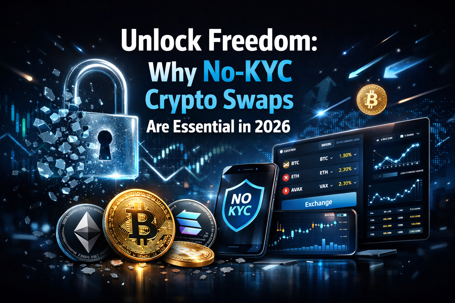 Unlock Freedom: Why No-KYC Crypto Swaps Are Essential in 2026