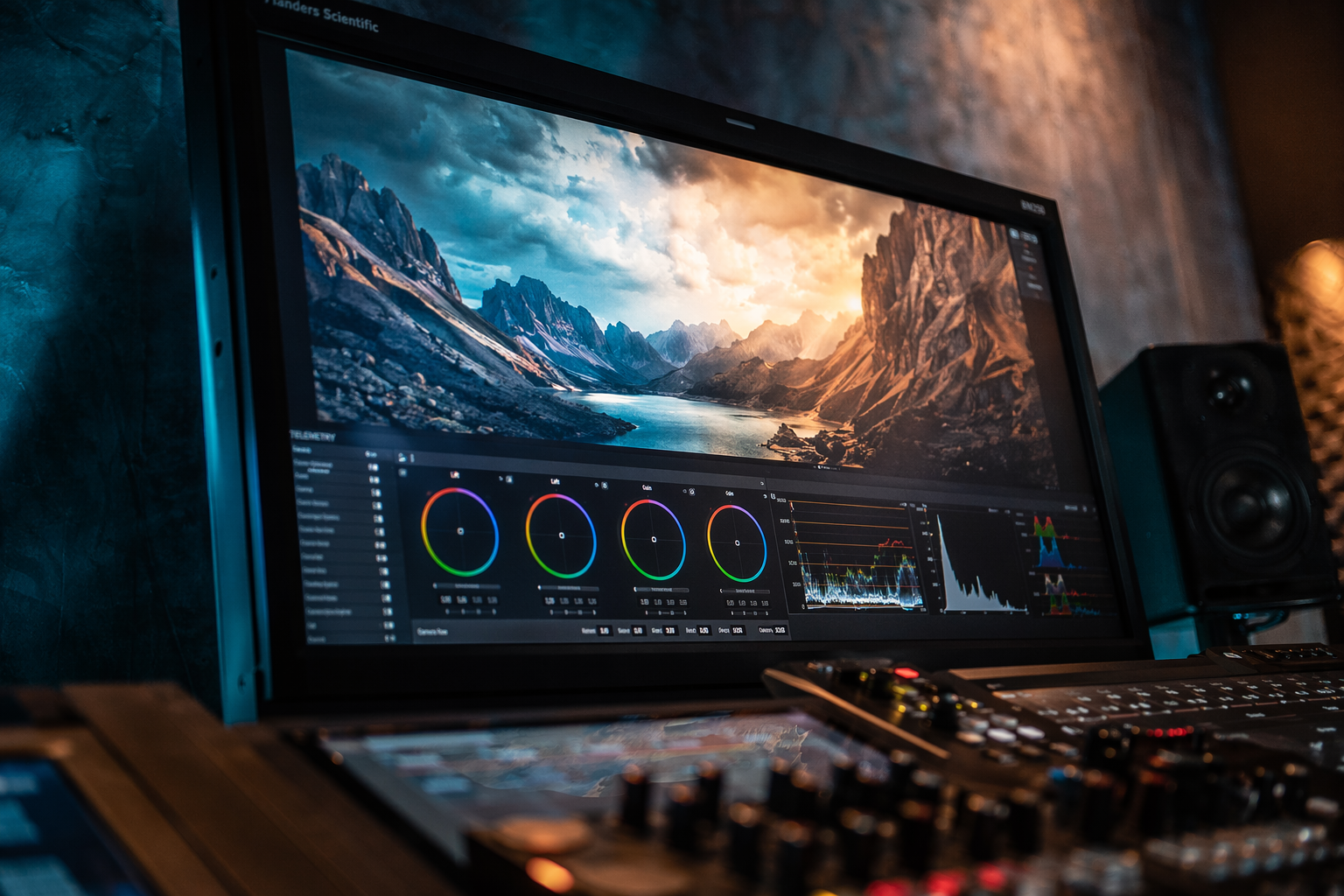 Color grading suite