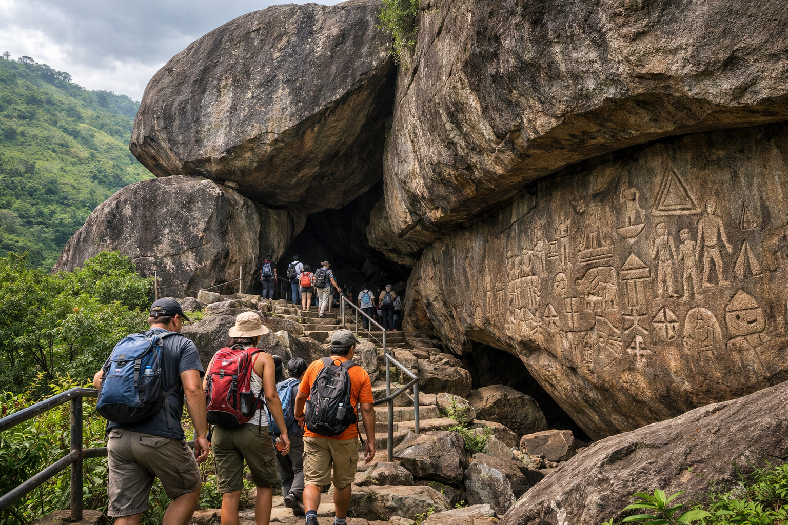Edakkal Caves
