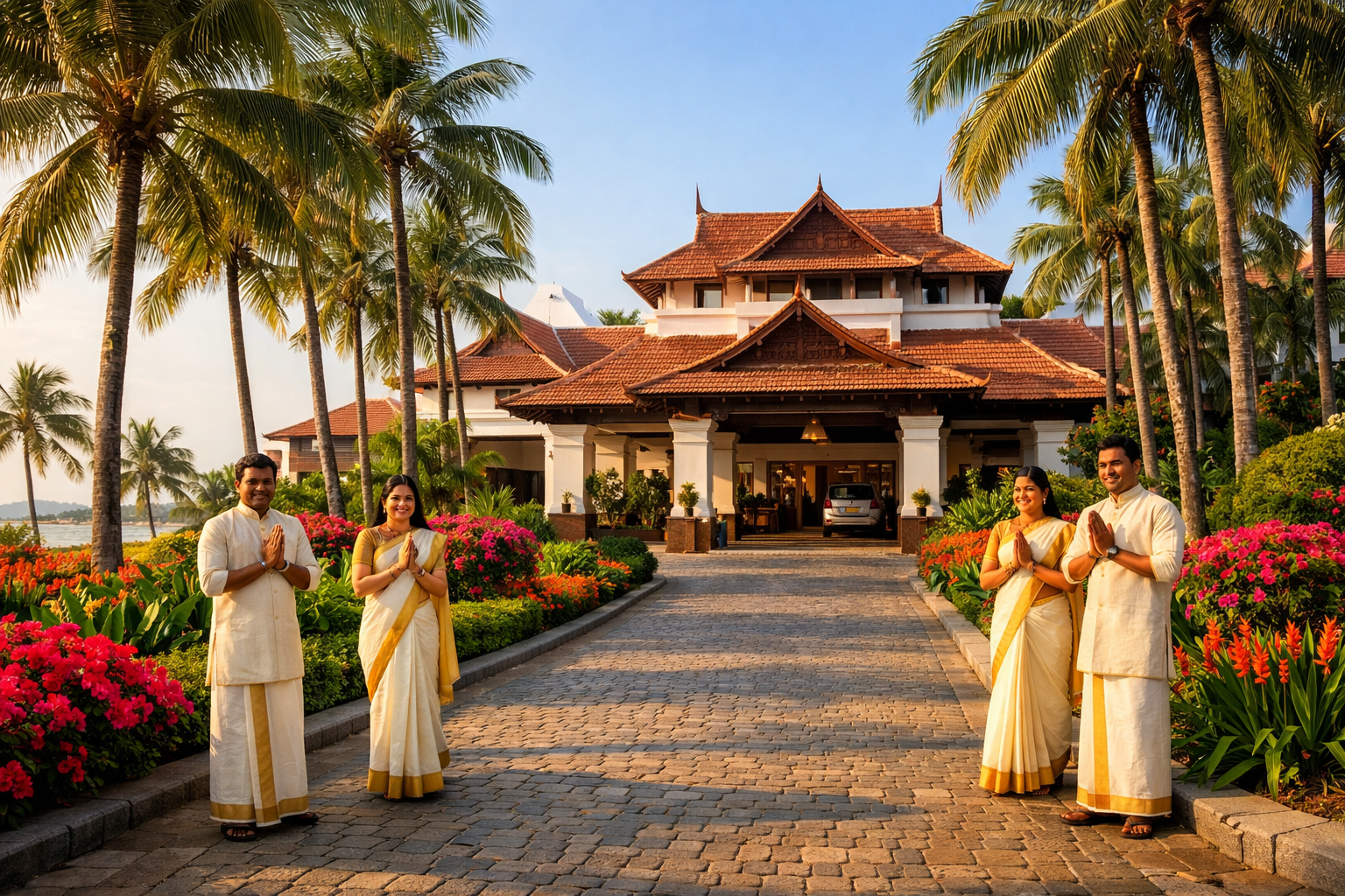 Arrival in Kovalam