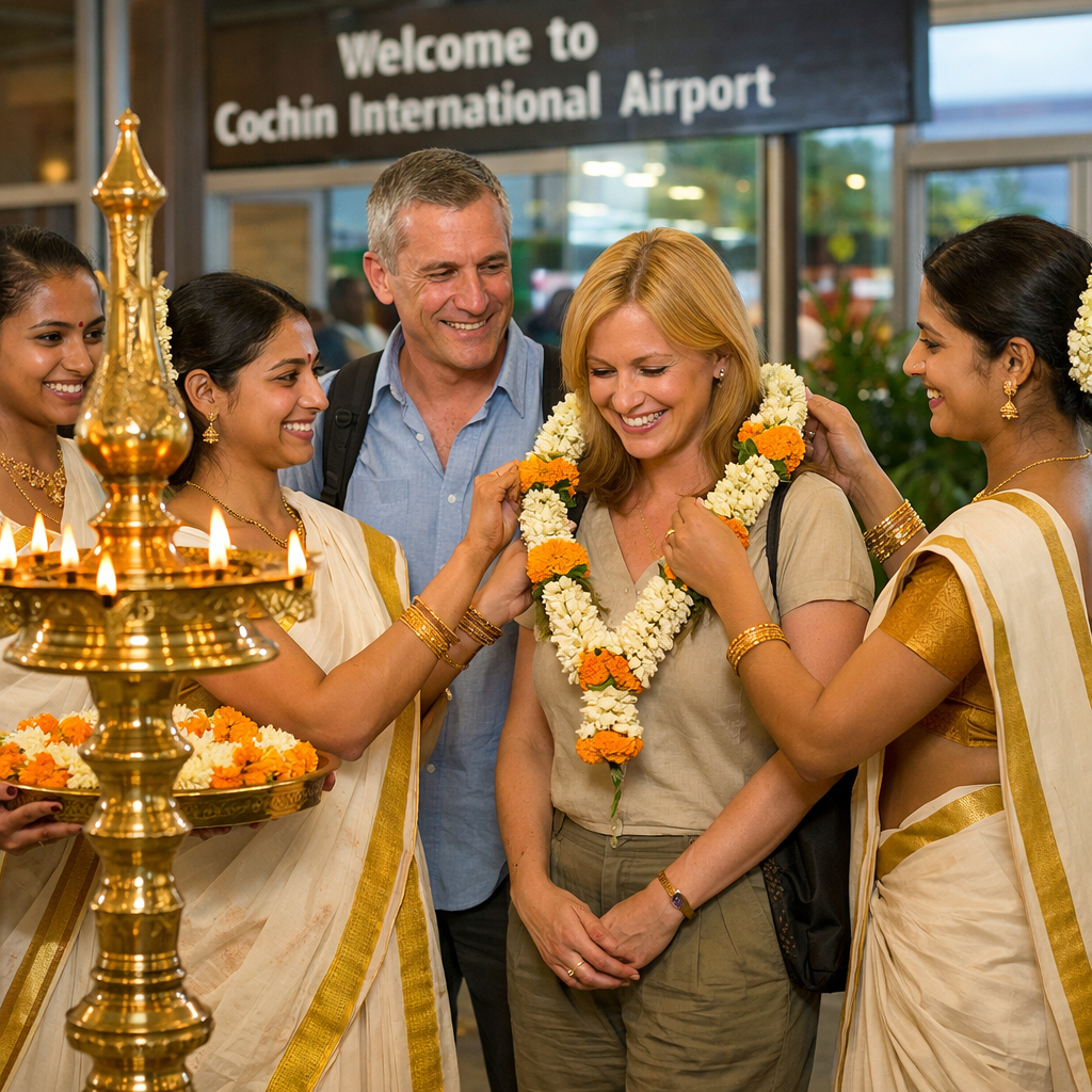 Arrival in Kerala