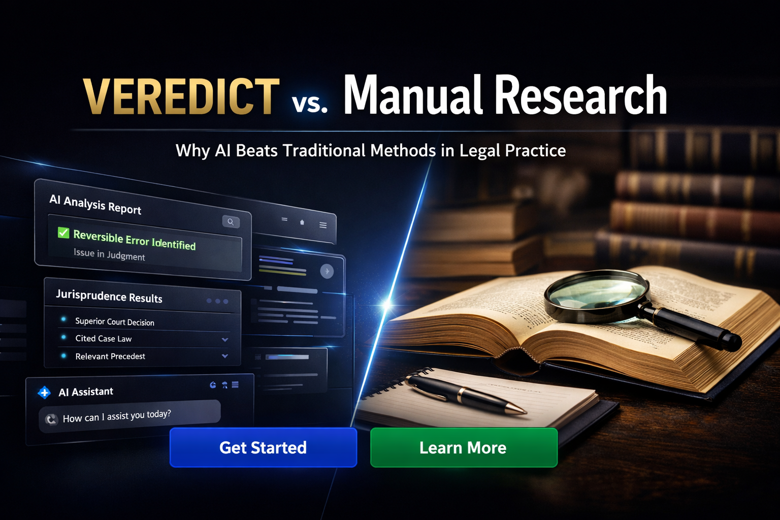 VEREDICT vs. Pesquisa Manual: Por Que a IA Supera o Tradicional na Advocacia