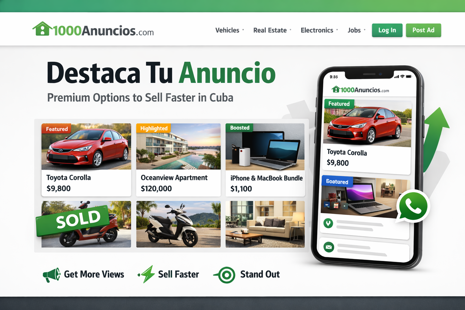 Destaca Tu Anuncio: Opciones Premium para Vender Más Rápido en Cuba