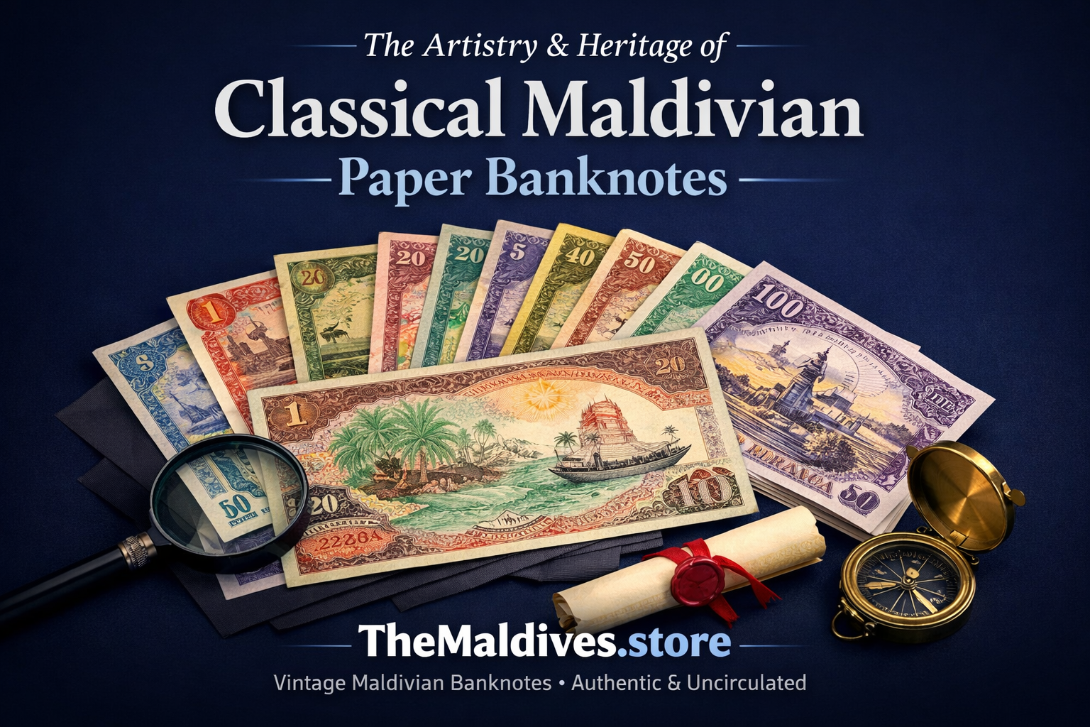 The Artistry & Heritage of Classical Maldivian Paper Banknotes