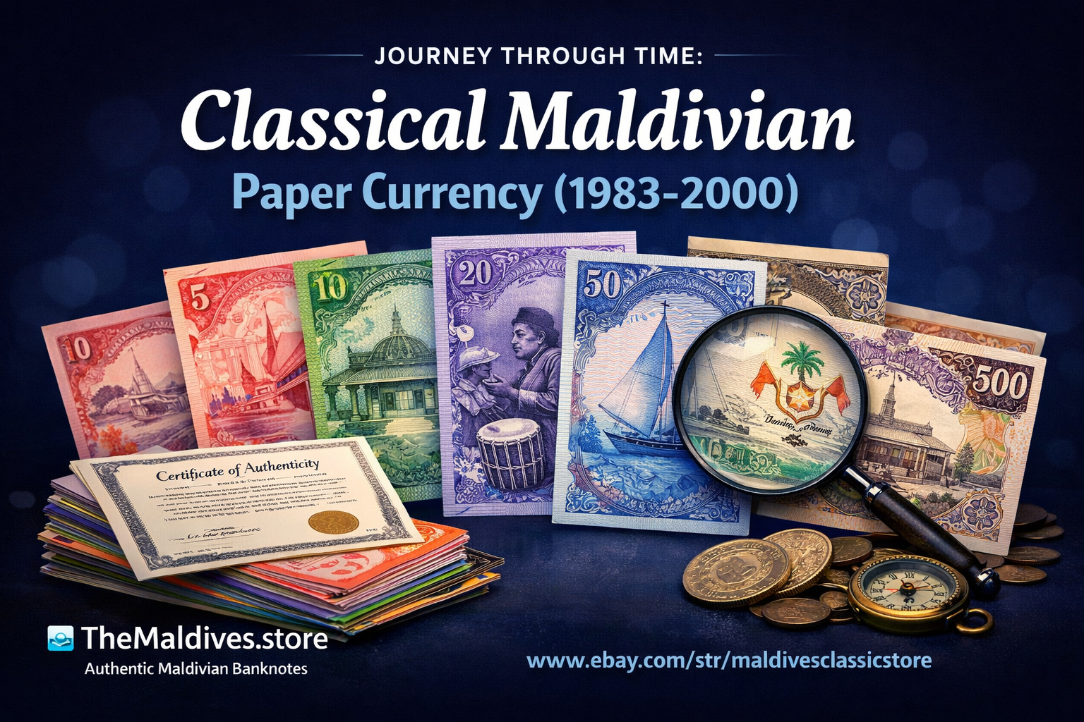 Journey Through Time: Classical Maldivian Paper Currency (1983-2000)