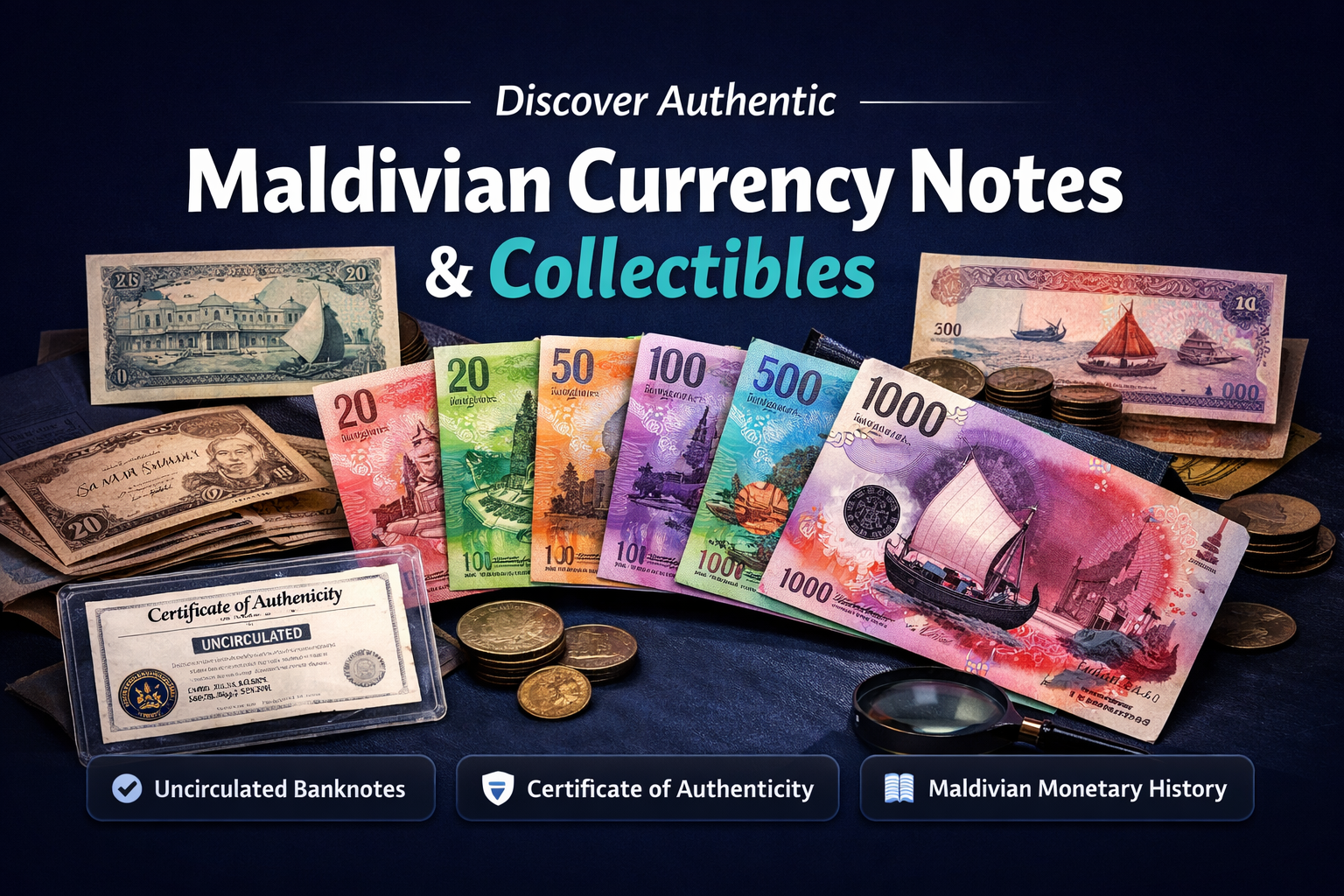 Discover Authentic Maldivian Currency Notes & Collectibles