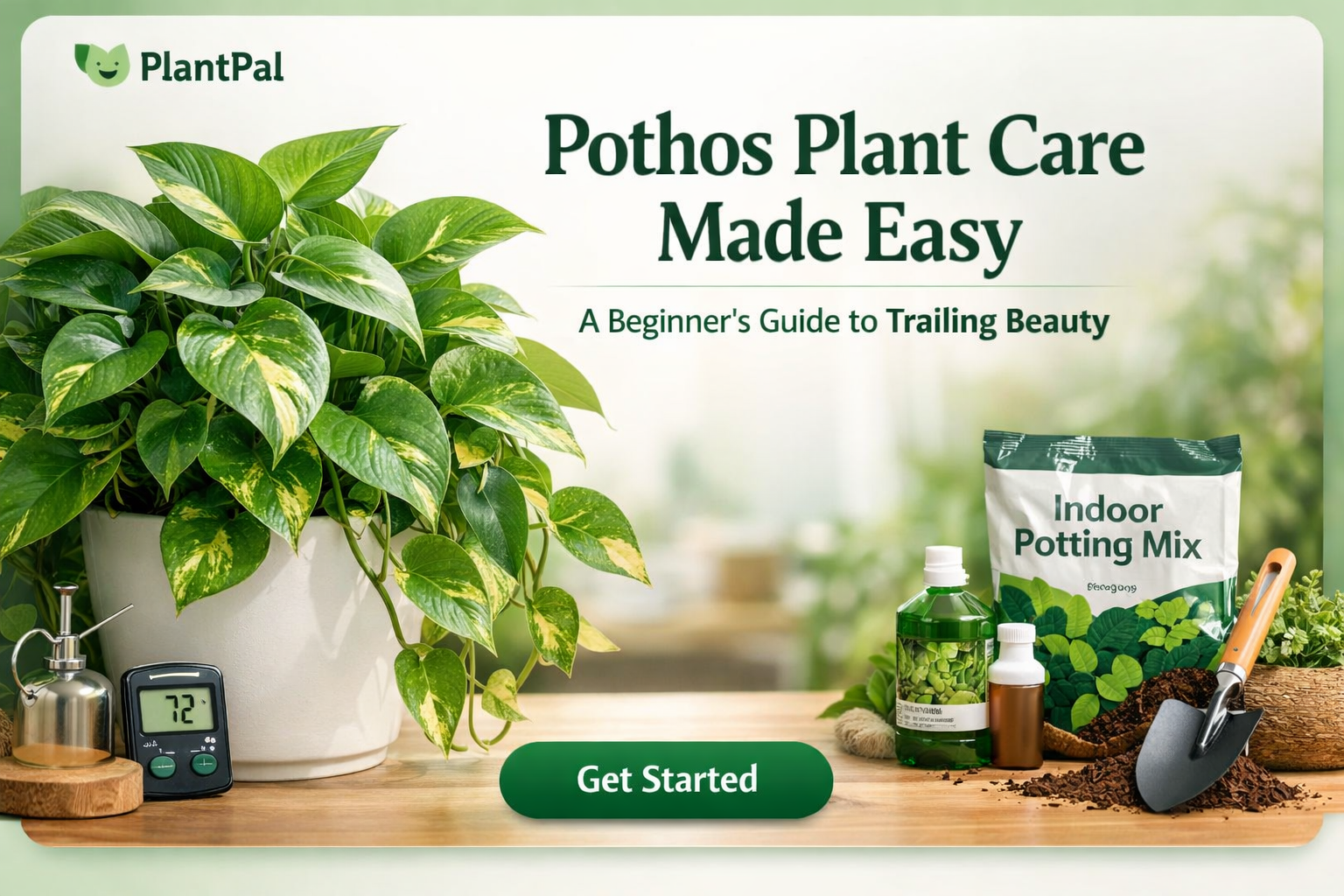 Pothos Plant Care Made Easy: A Beginner's Guide to Trailing Beauty