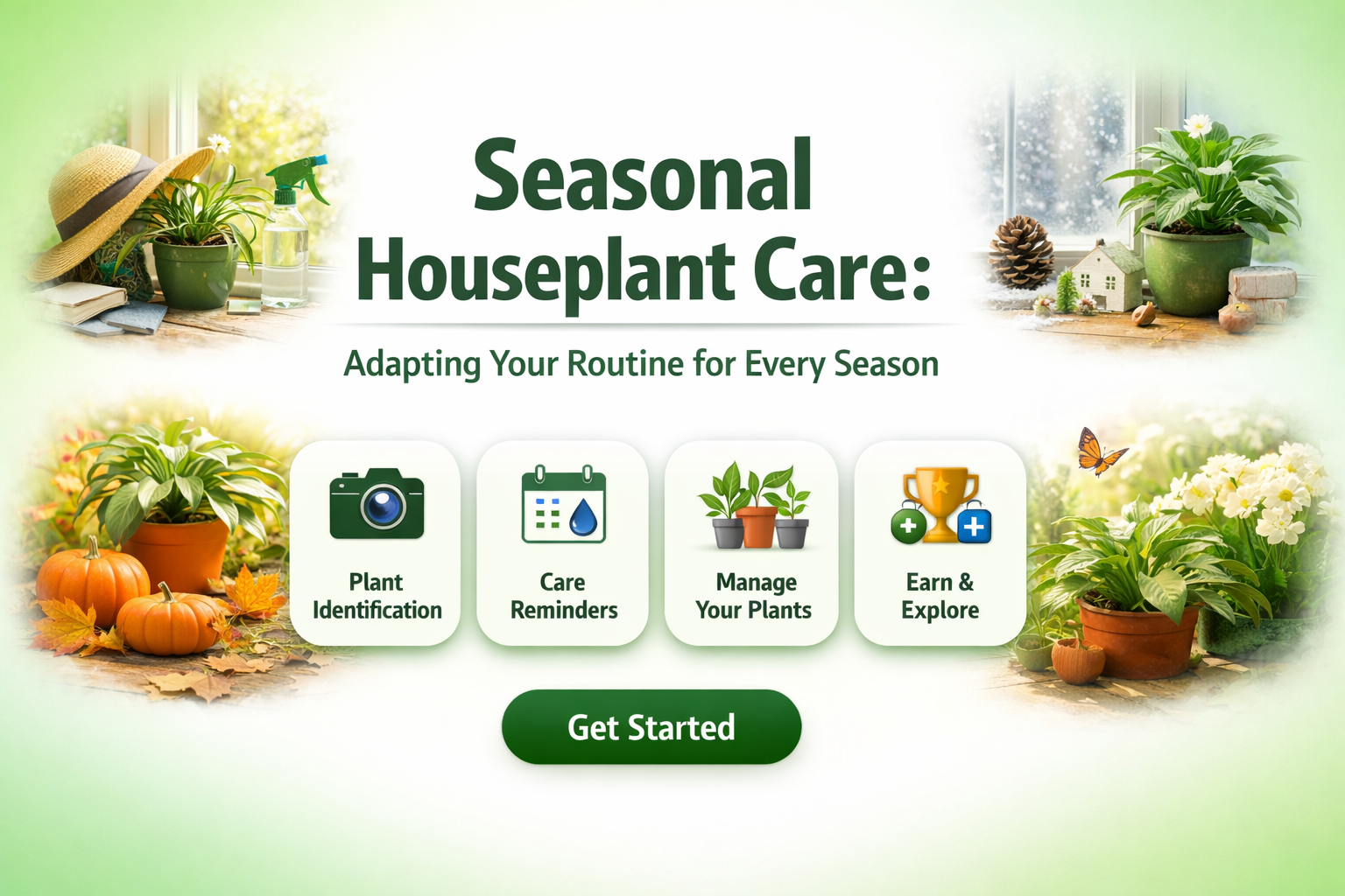 Seasonal Houseplant Care: Adapting Your Routine for Every Season