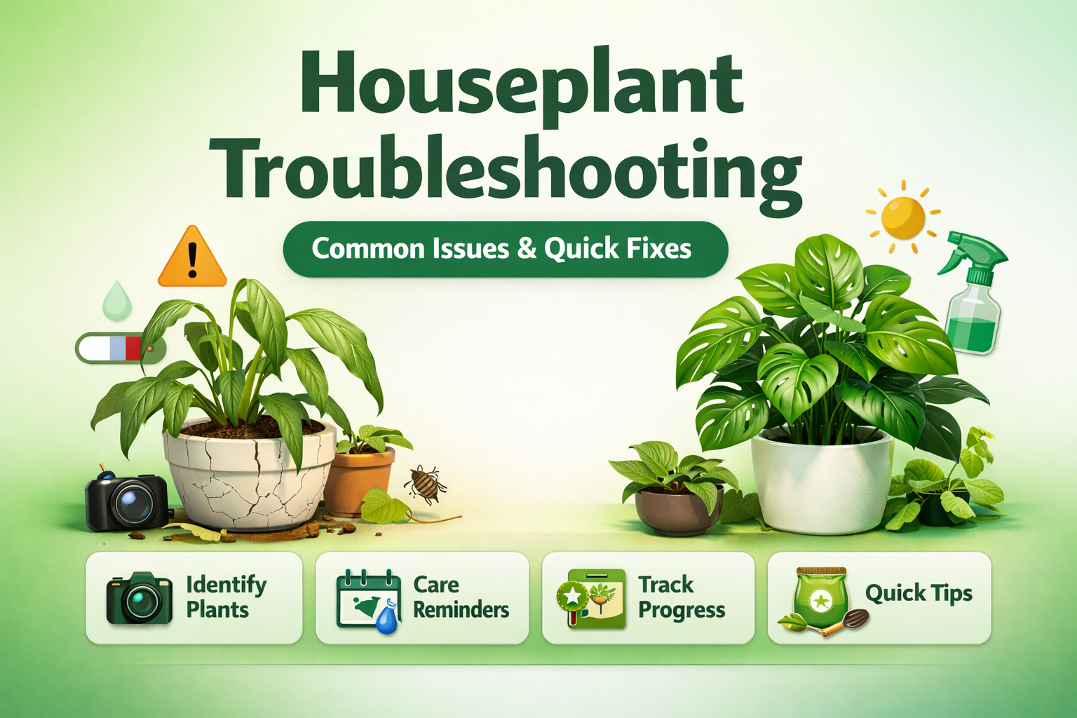 Houseplant Troubleshooting: Common Issues & Quick Fixes