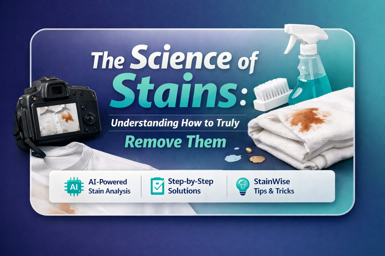 The Science of Stains: Protein, Oil and Dye Marks