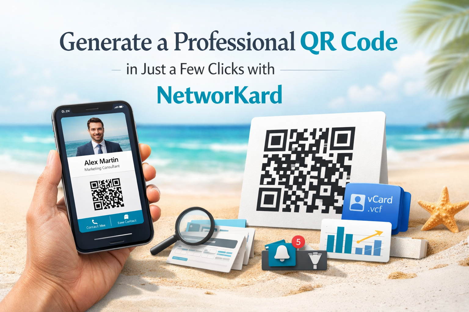 Générez un QR Code Professionnel en Quelques Clics avec NetworKard